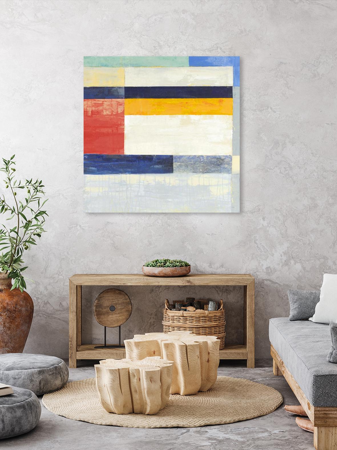 Retro Spectrum II by Liz Jardine on GIANT ART - white abstract