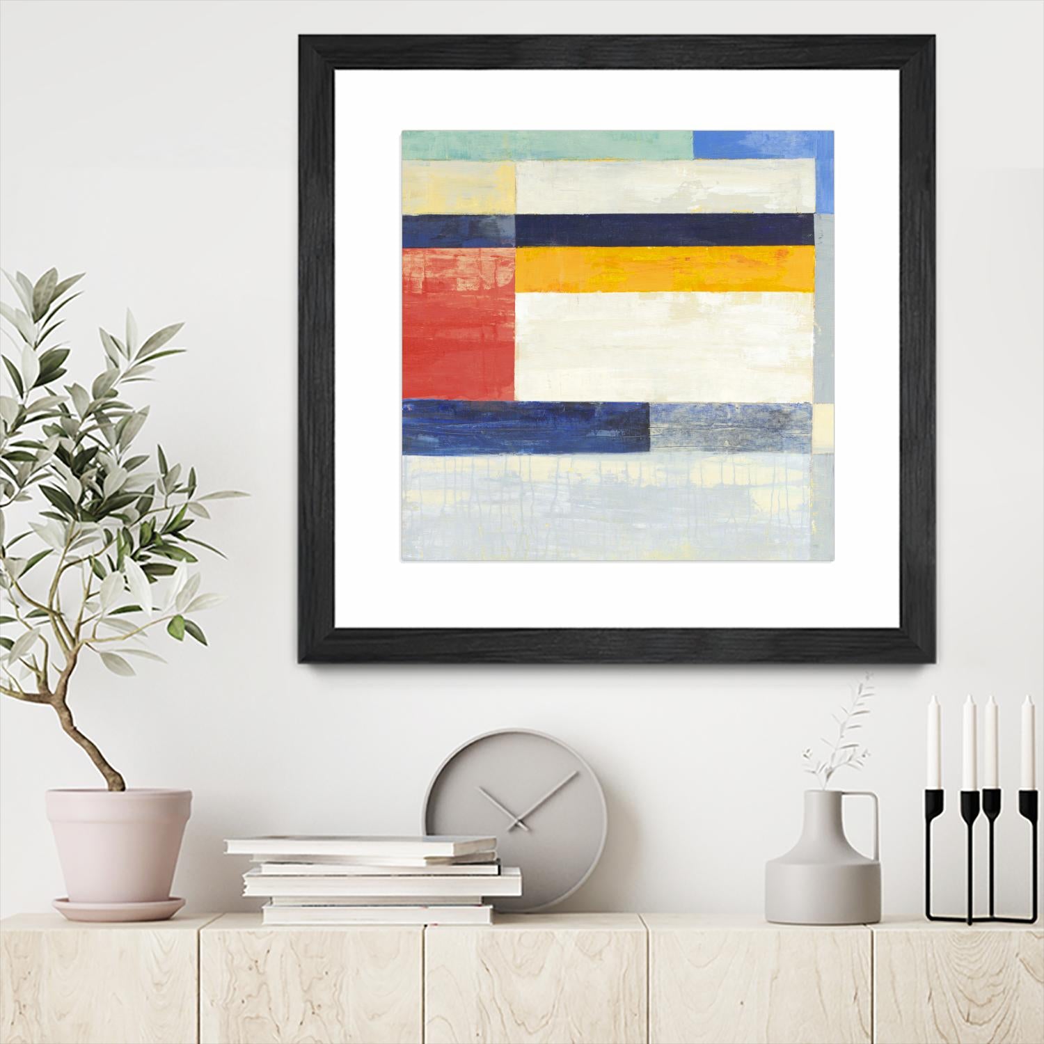 Retro Spectrum II by Liz Jardine on GIANT ART - white abstract