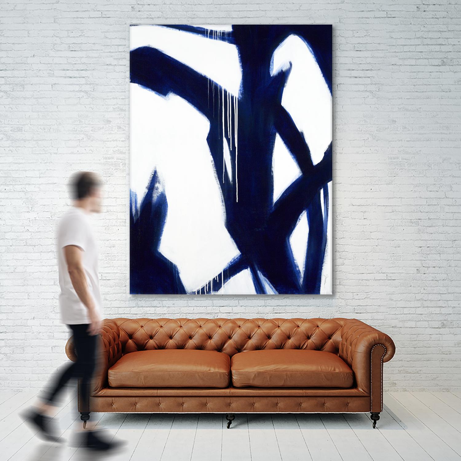 True Blue by Liz Jardine on GIANT ART - white contemporary