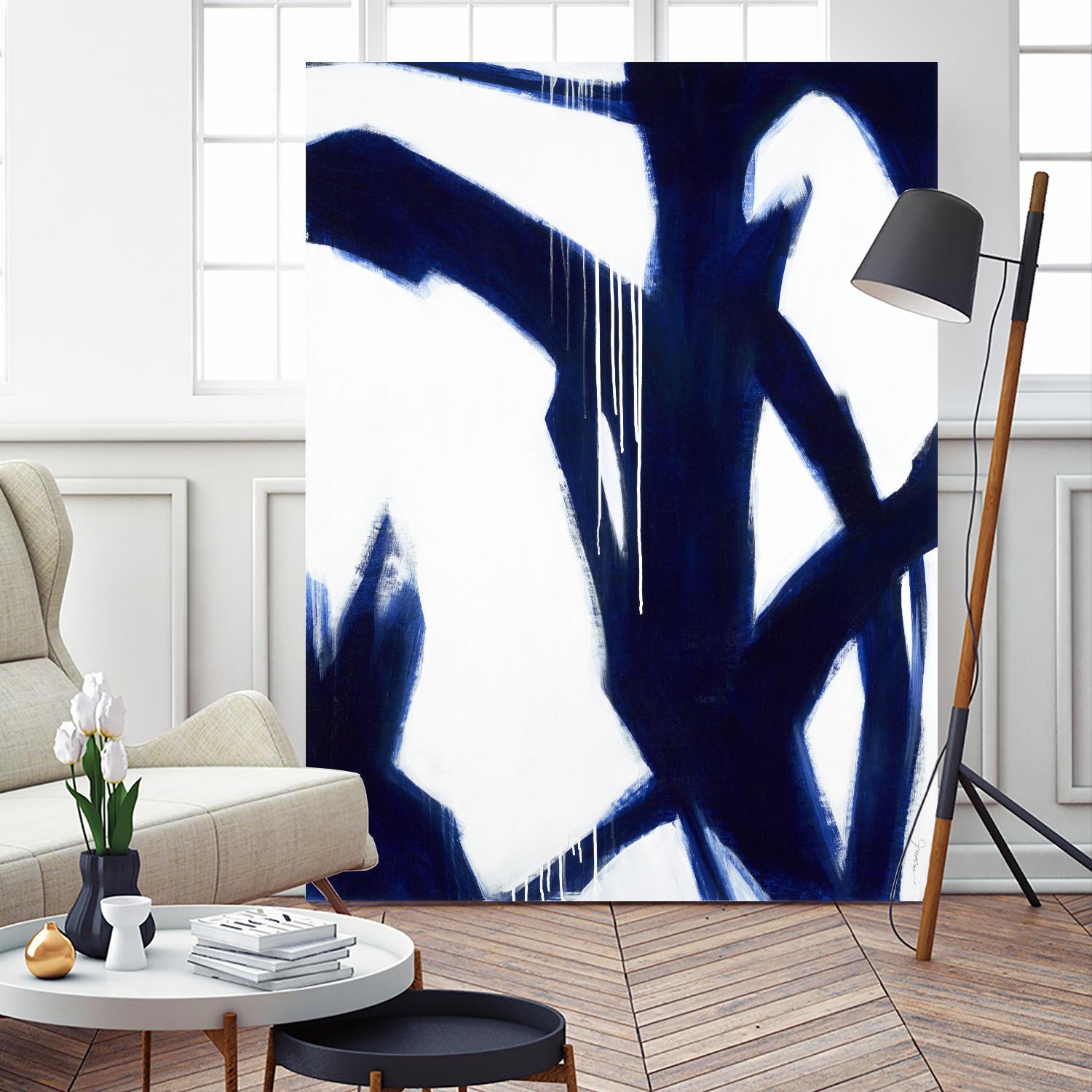 True Blue by Liz Jardine on GIANT ART - white contemporary