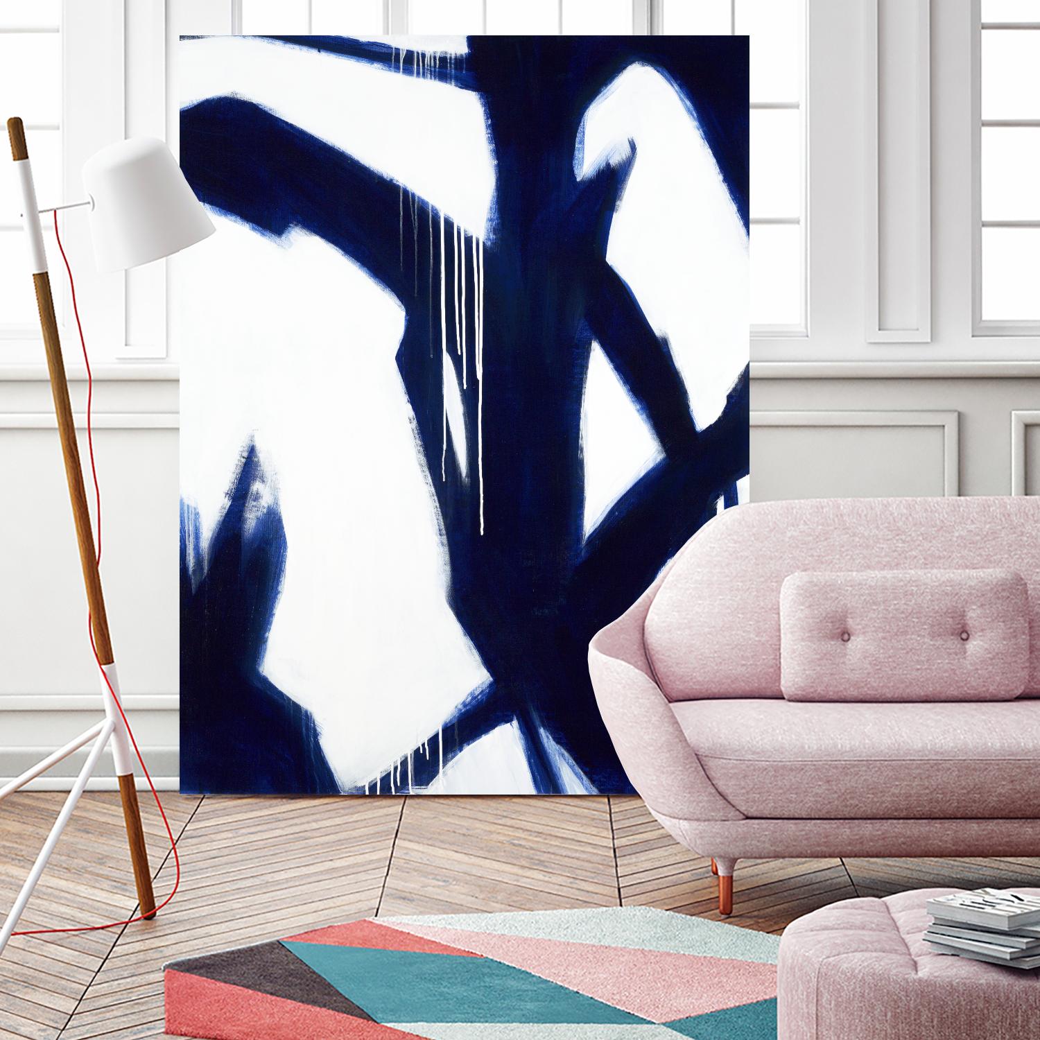 True Blue by Liz Jardine on GIANT ART - white contemporary