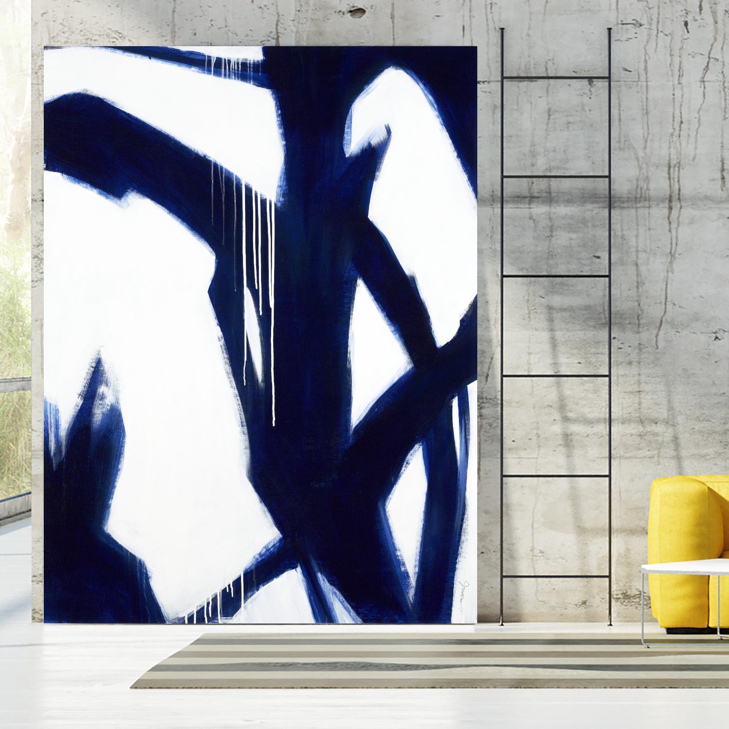 True Blue by Liz Jardine on GIANT ART - white contemporary