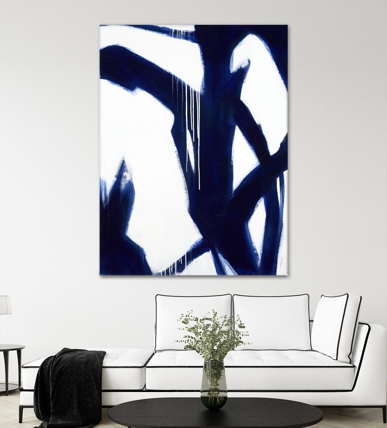 True Blue by Liz Jardine on GIANT ART - white contemporary