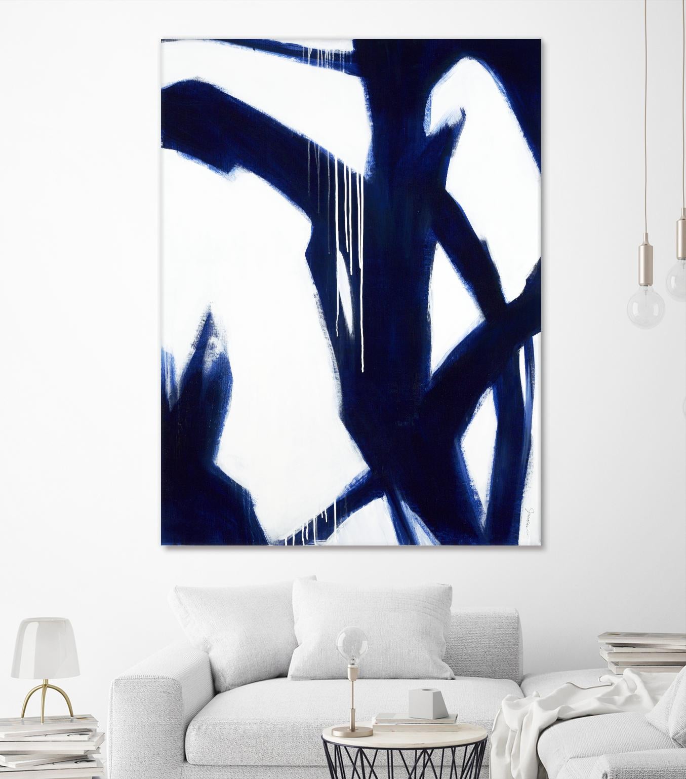 True Blue by Liz Jardine on GIANT ART - white contemporary