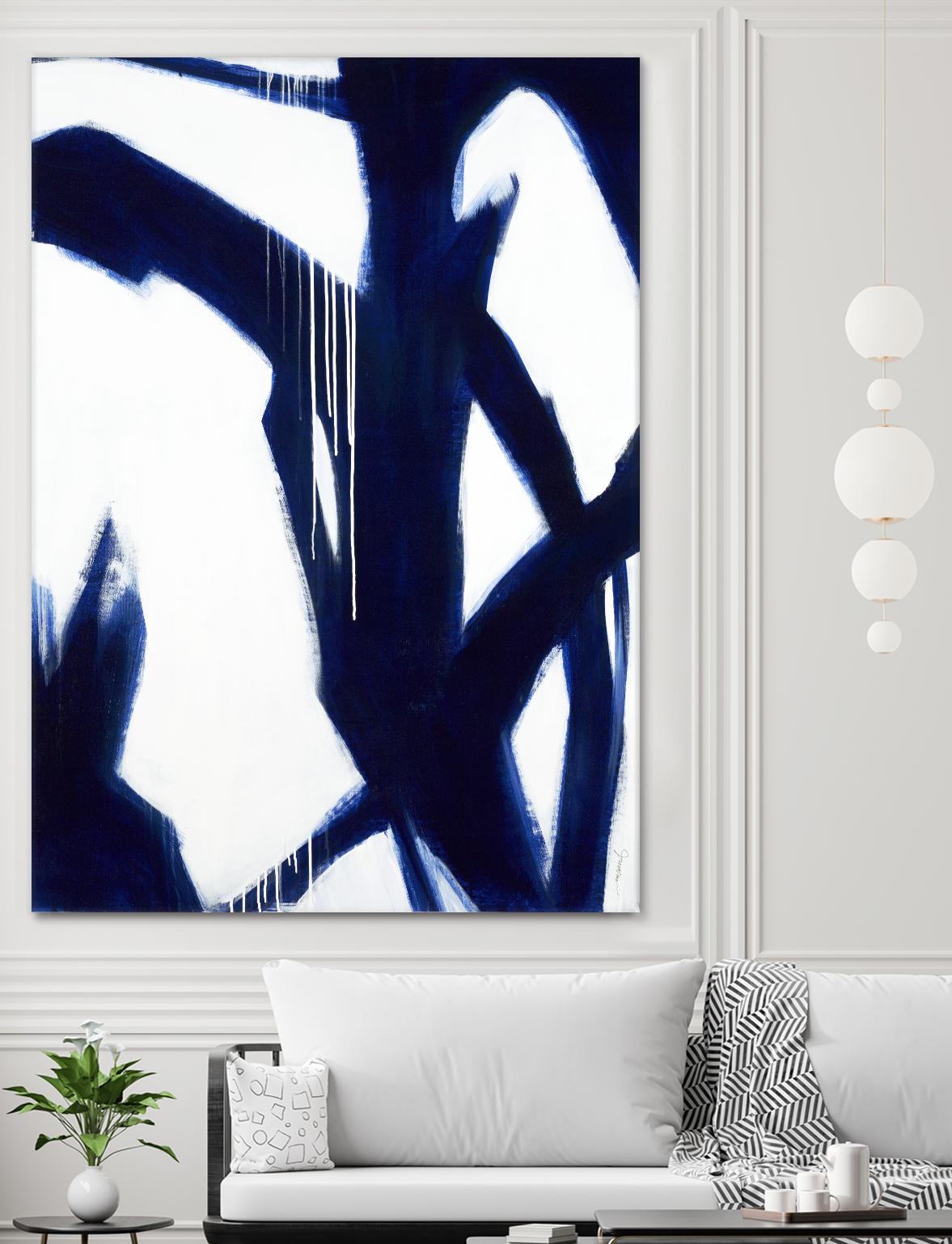 True Blue by Liz Jardine on GIANT ART - white contemporary