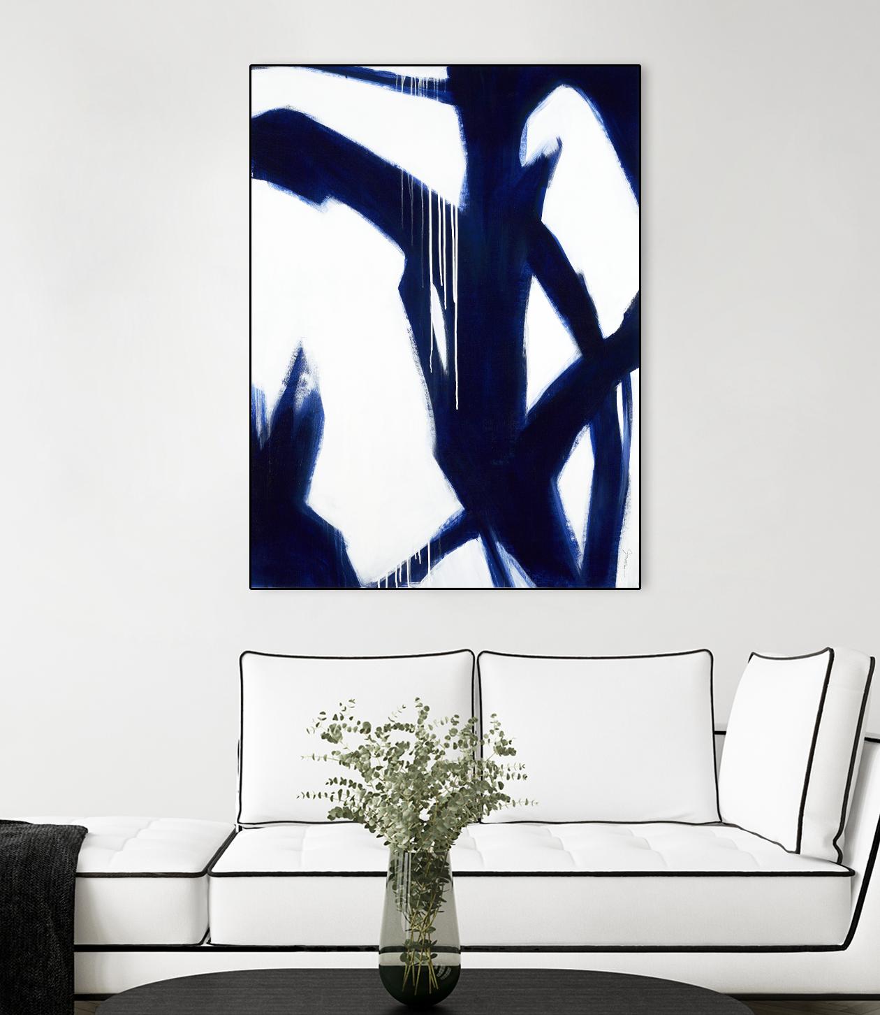 True Blue by Liz Jardine on GIANT ART - white contemporary