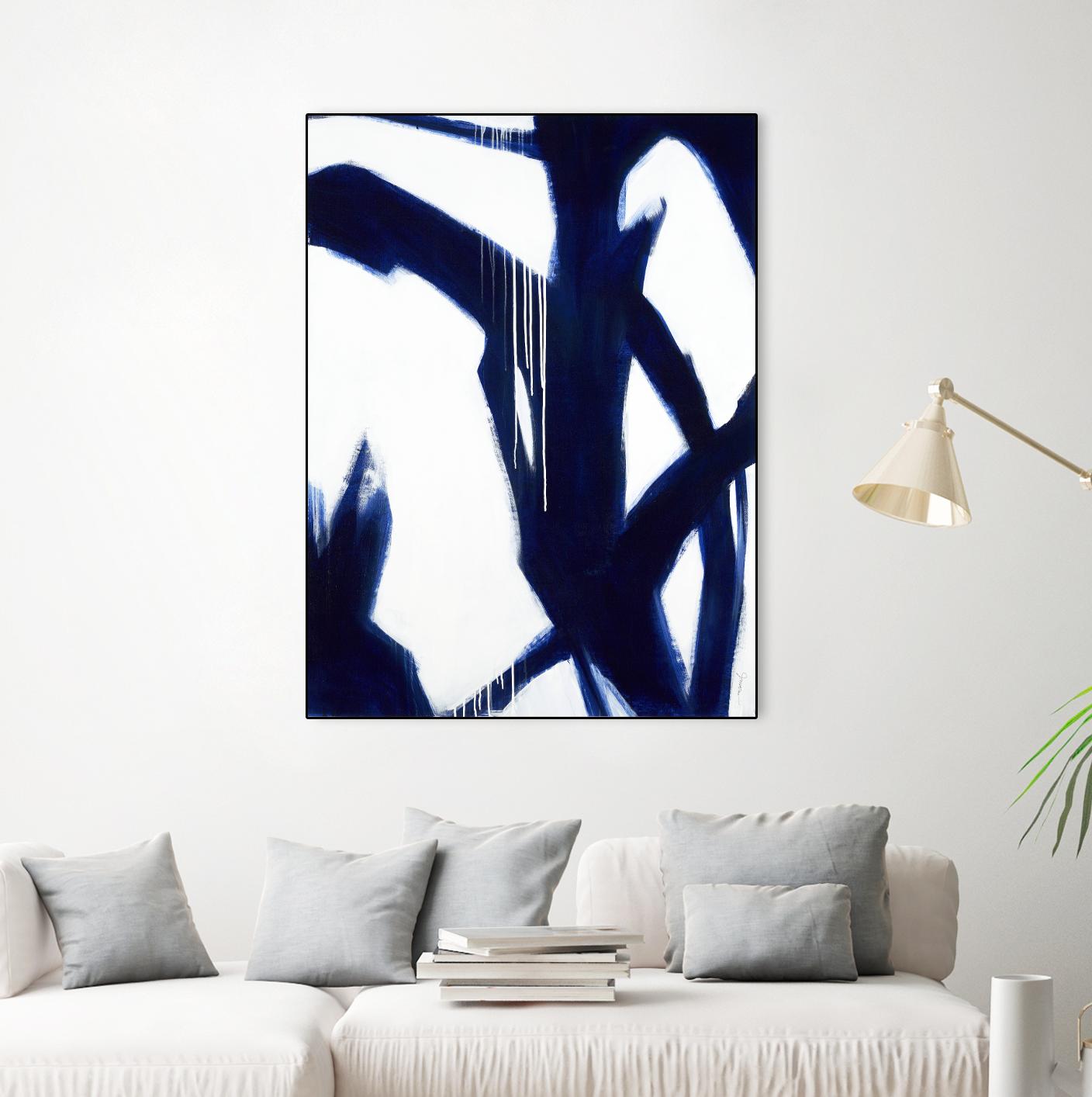True Blue by Liz Jardine on GIANT ART - white contemporary