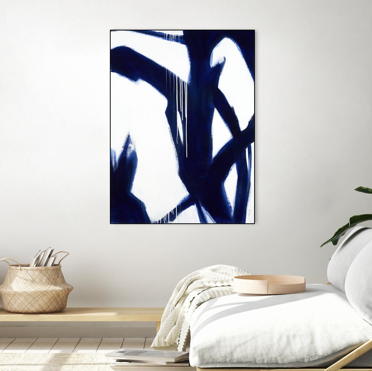 True Blue by Liz Jardine on GIANT ART - white contemporary