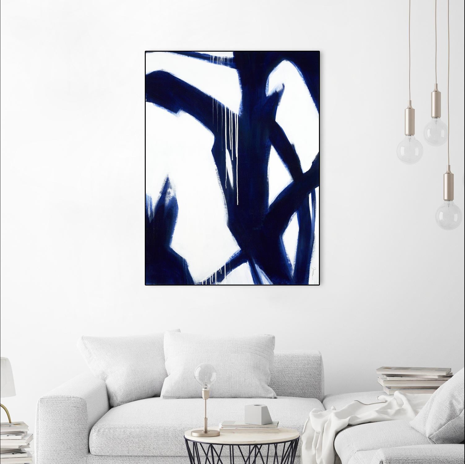 True Blue by Liz Jardine on GIANT ART - white contemporary