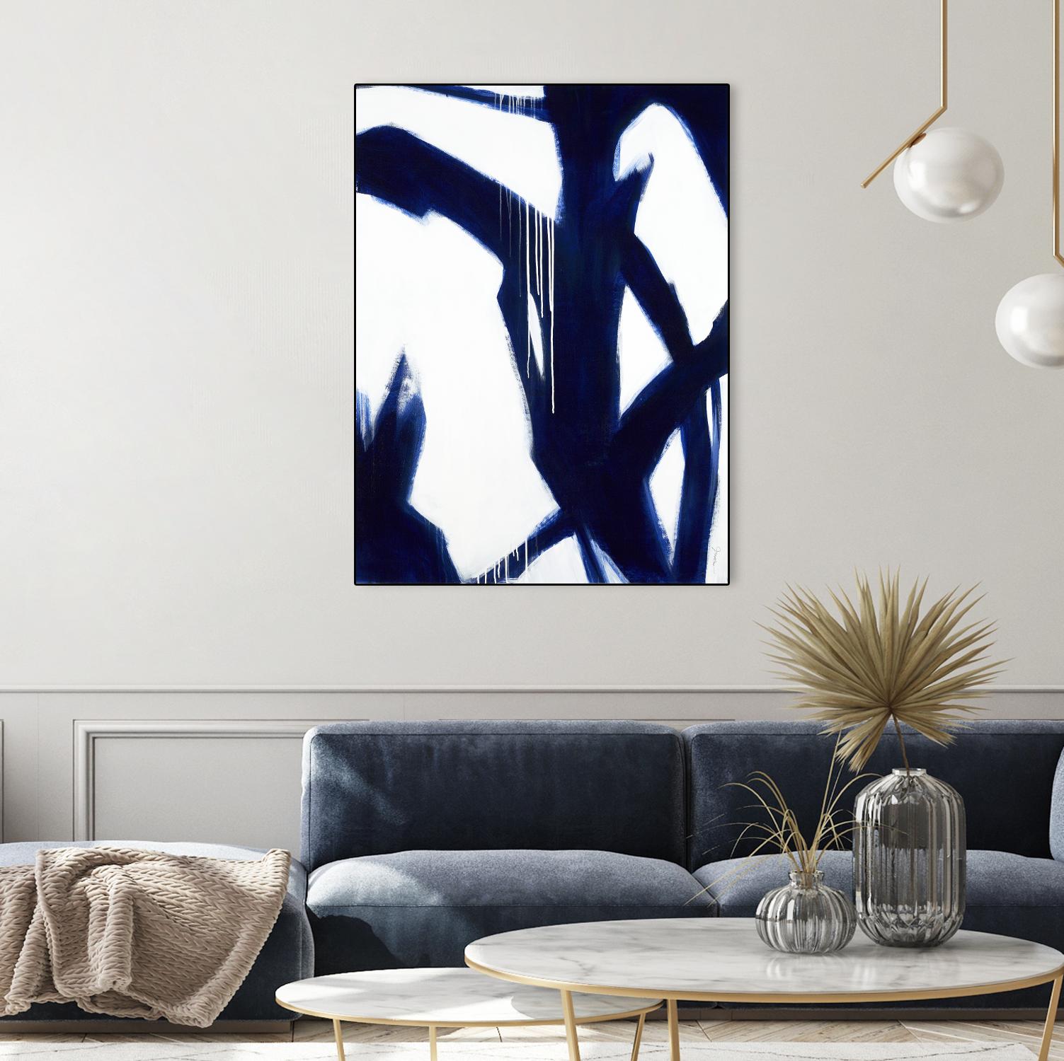 True Blue by Liz Jardine on GIANT ART - white contemporary