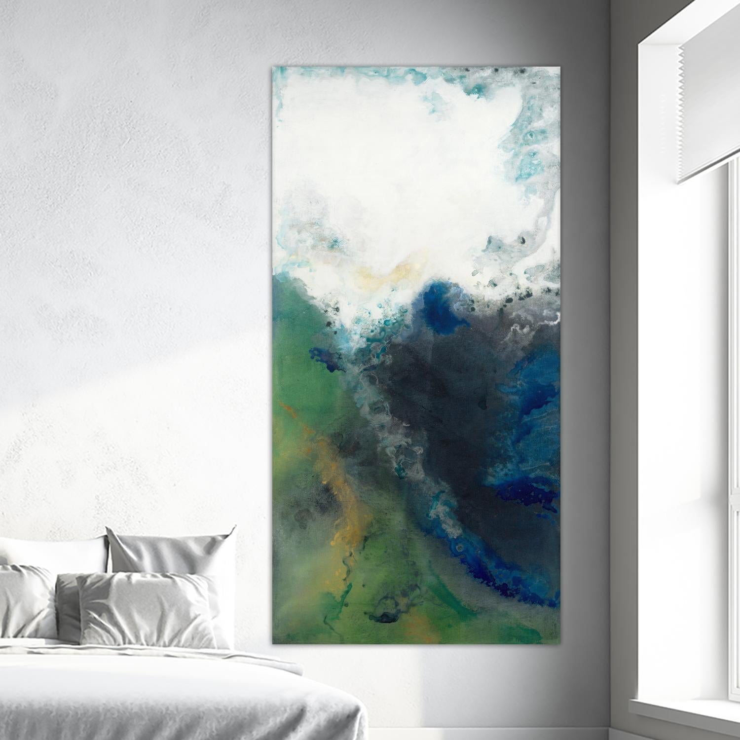 Tidal Wave by Liz Jardine on GIANT ART - white abstract