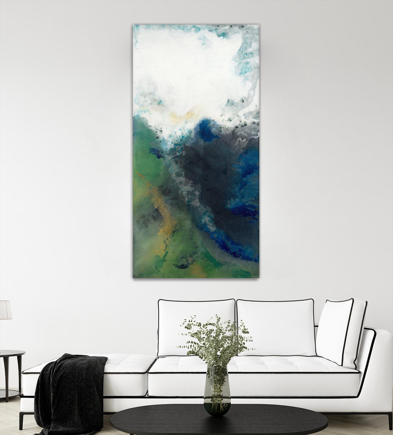 Tidal Wave by Liz Jardine on GIANT ART - white abstract