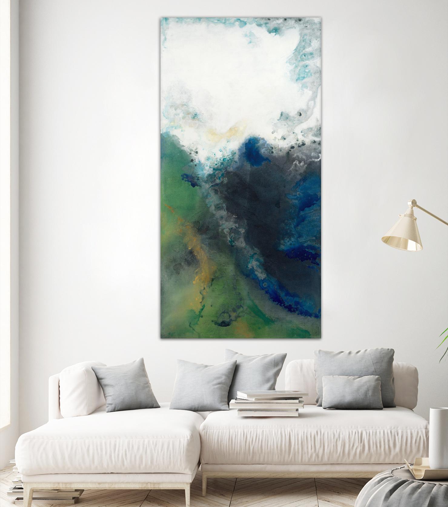 Tidal Wave by Liz Jardine on GIANT ART - white abstract