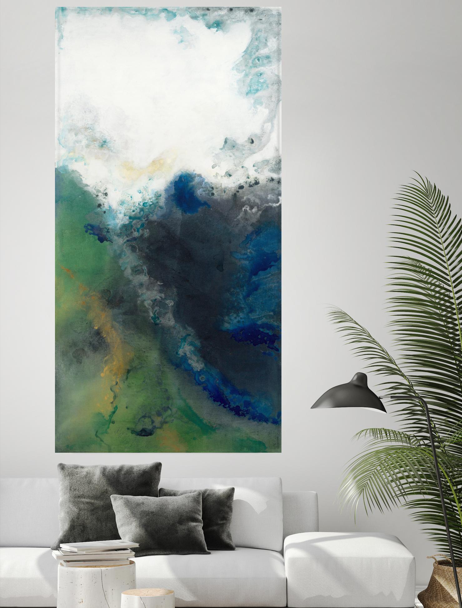 Tidal Wave by Liz Jardine on GIANT ART - white abstract