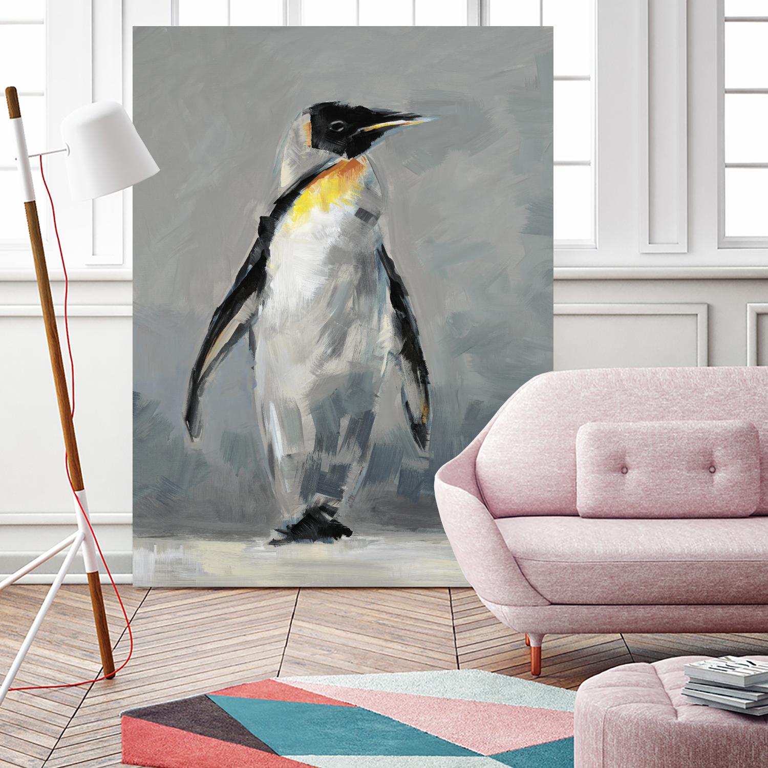 Keep Cool I by Liz Jardine on GIANT ART - yellow animals