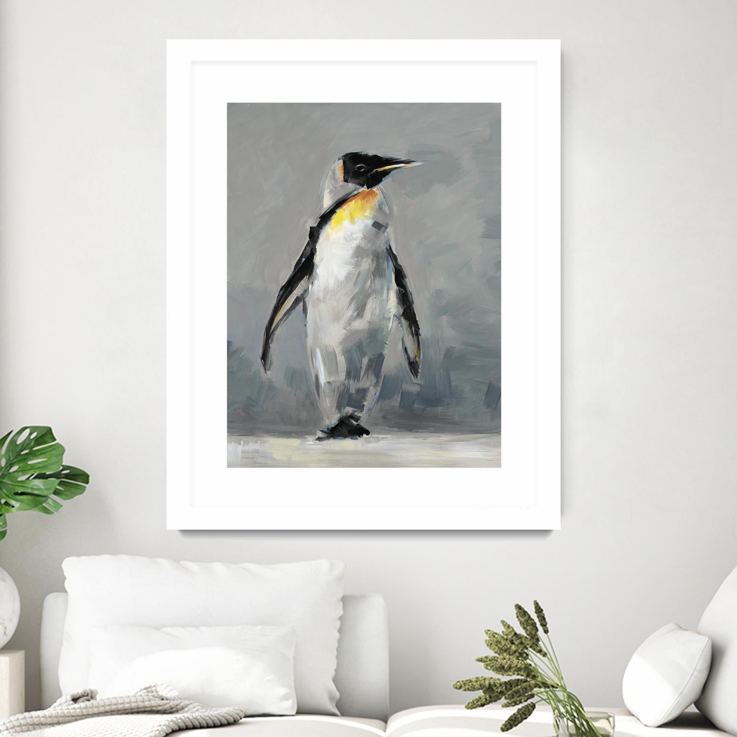 Keep Cool I by Liz Jardine on GIANT ART - yellow animals