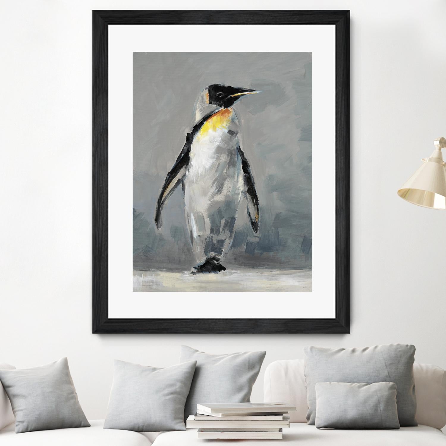 Keep Cool I by Liz Jardine on GIANT ART - yellow animals