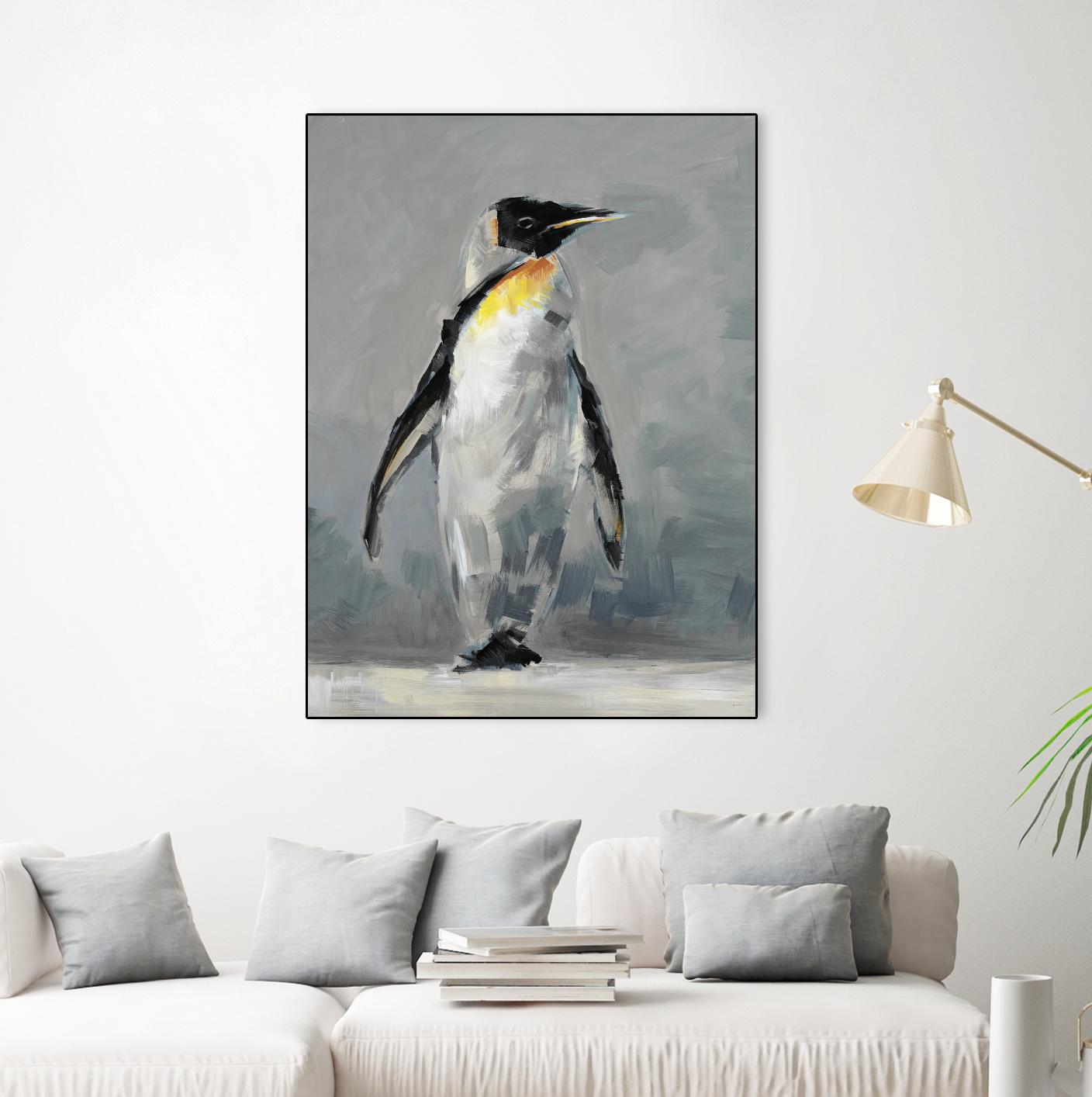 Keep Cool I by Liz Jardine on GIANT ART - yellow animals