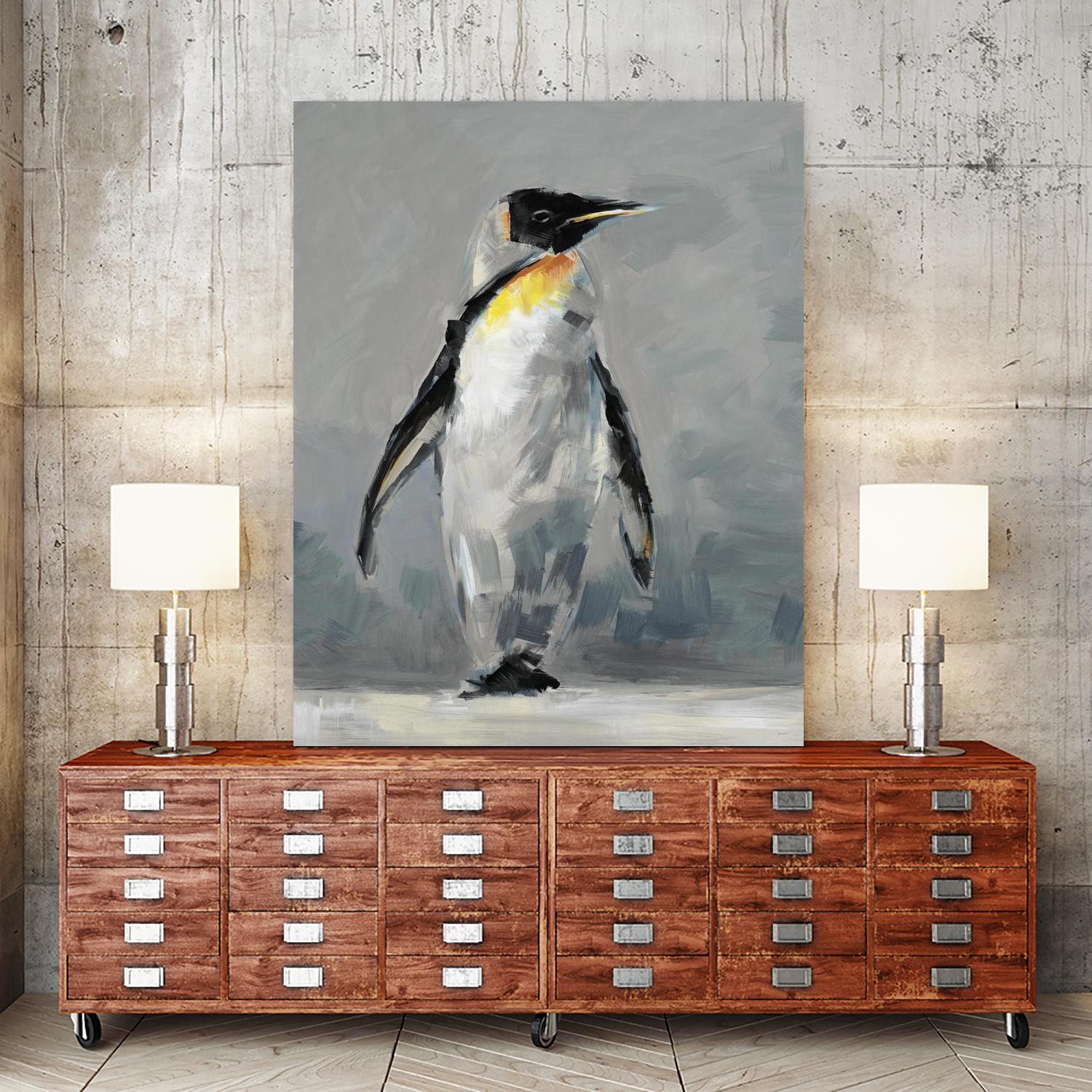 Keep Cool I by Liz Jardine on GIANT ART - yellow animals