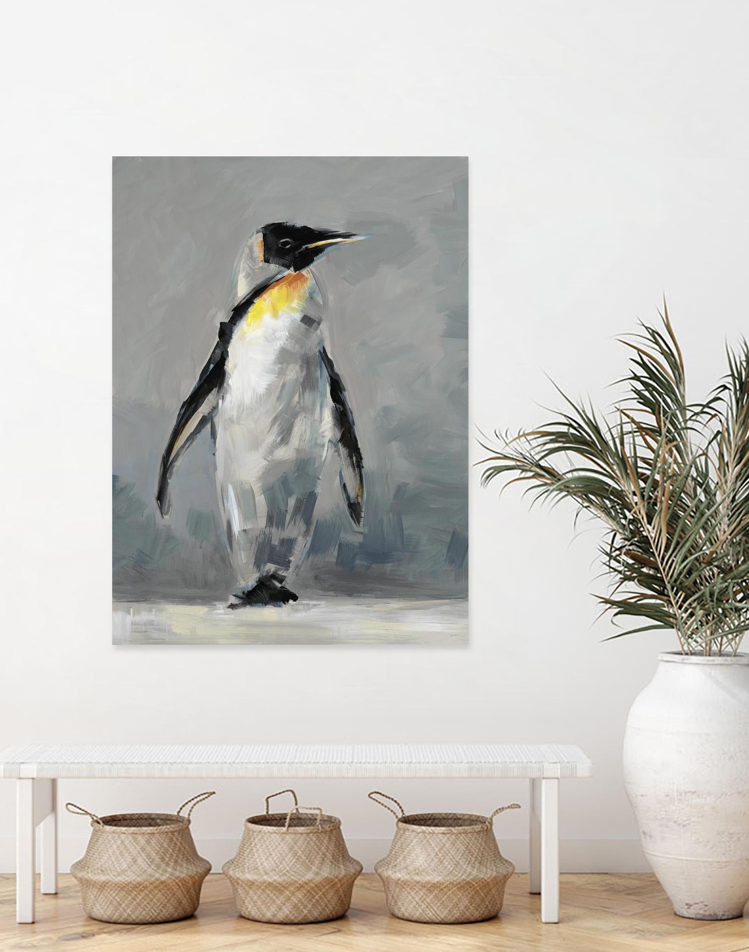 Keep Cool I by Liz Jardine on GIANT ART - yellow animals