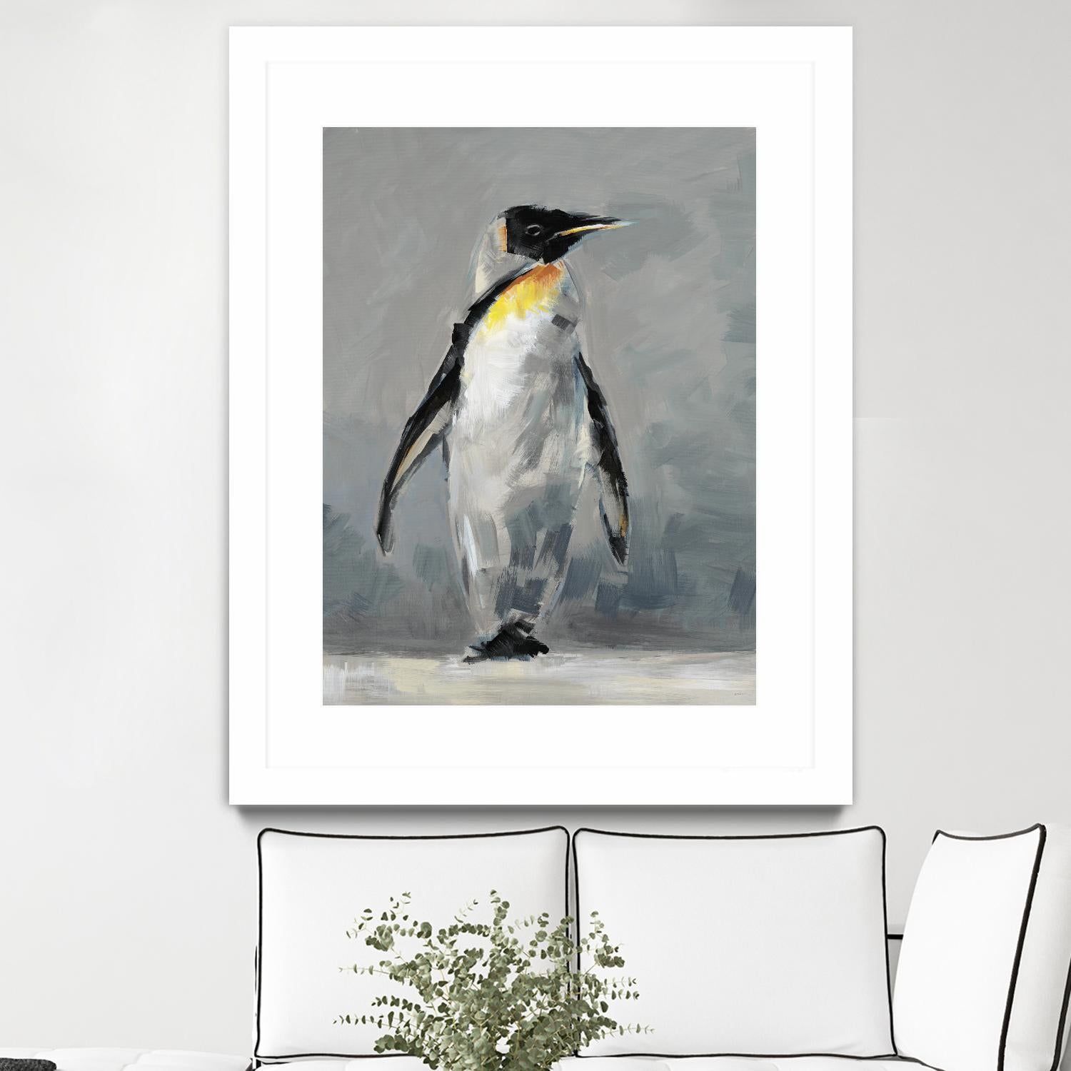 Keep Cool I by Liz Jardine on GIANT ART - yellow animals