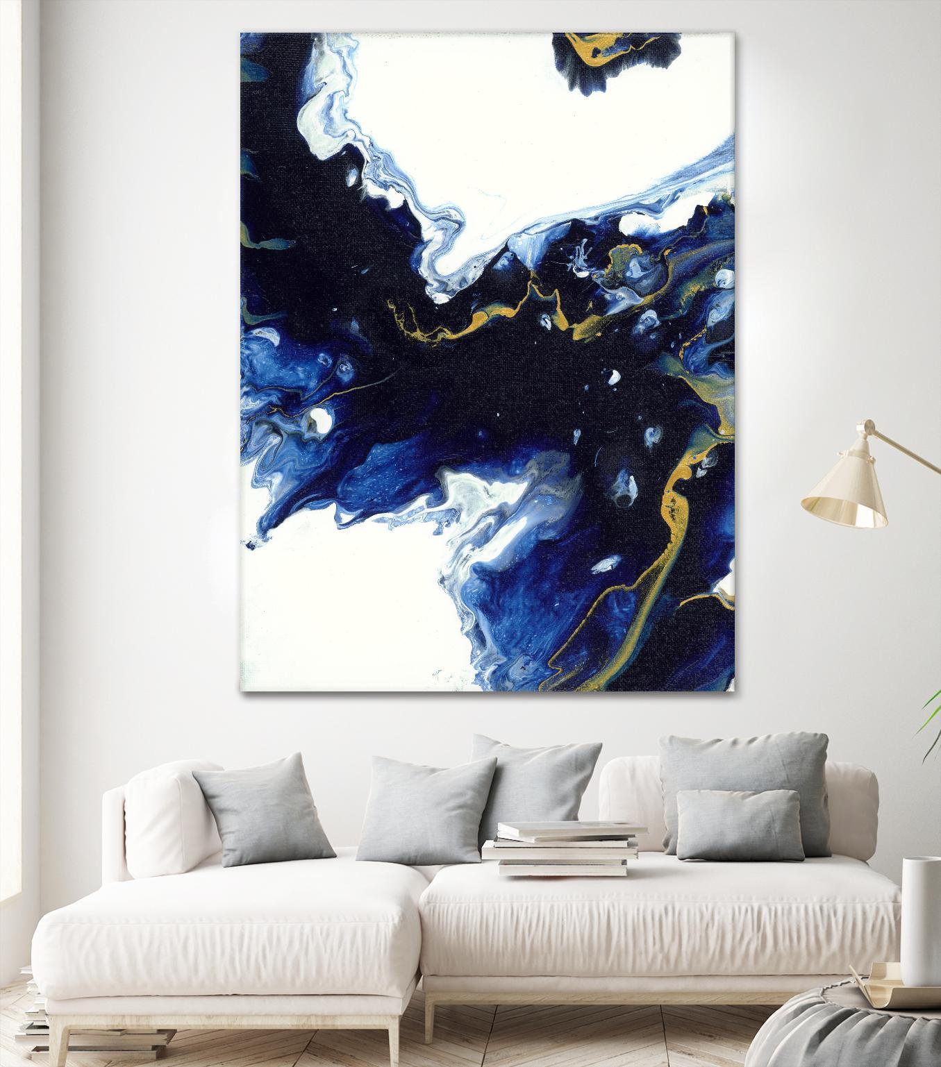 Untitled III by Liz Jardine on GIANT ART - blue abstract abstract