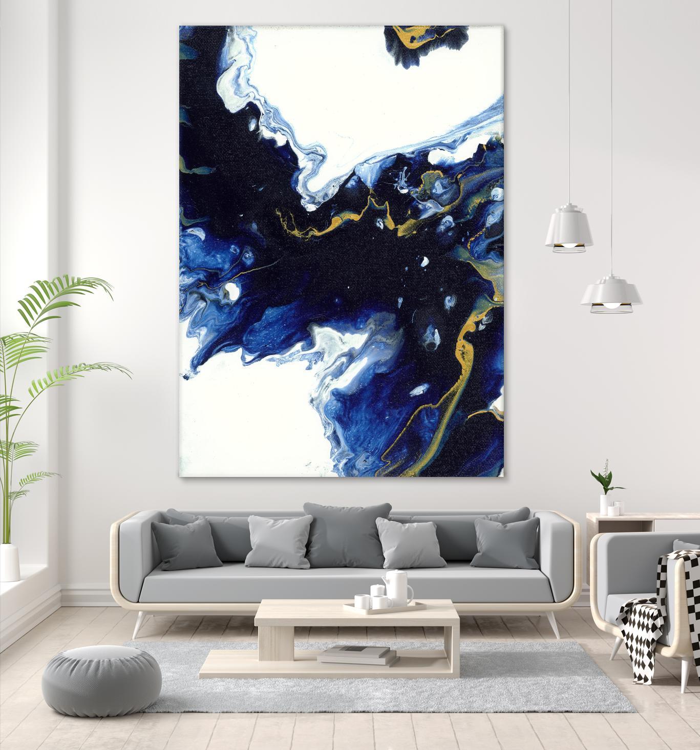 Untitled III by Liz Jardine on GIANT ART - blue abstract abstract