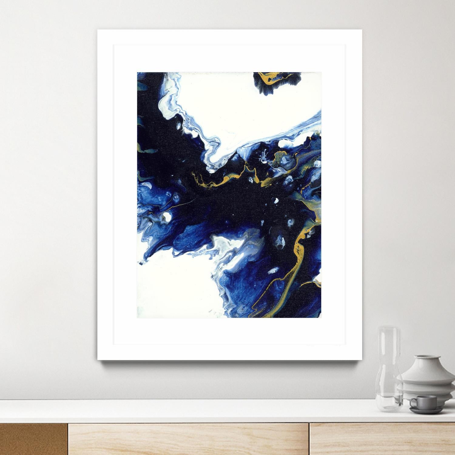 Untitled III by Liz Jardine on GIANT ART - blue abstract abstract