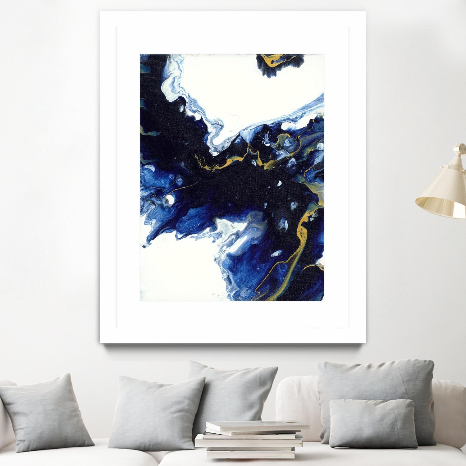 Untitled III by Liz Jardine on GIANT ART - blue abstract abstract