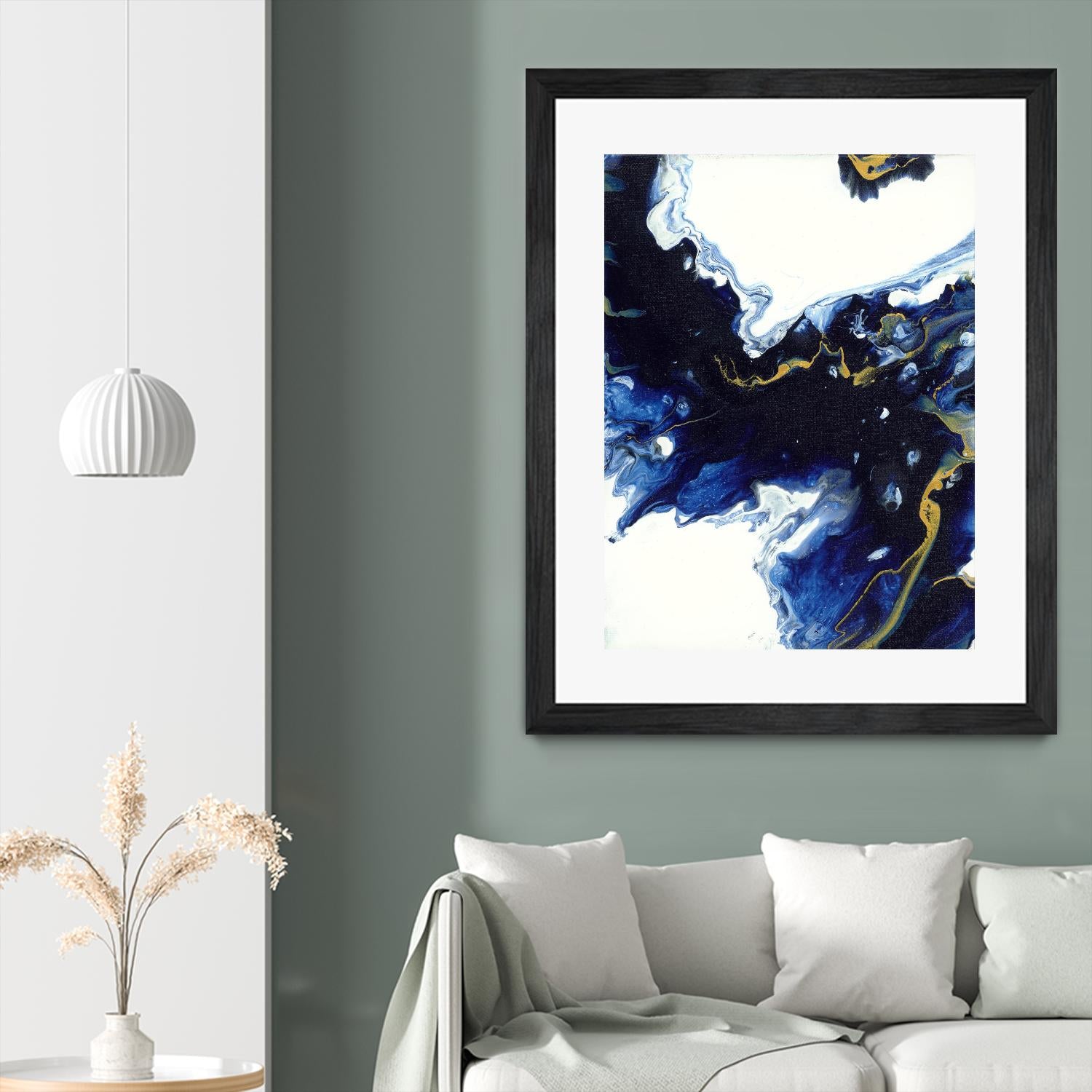 Untitled III by Liz Jardine on GIANT ART - blue abstract abstract