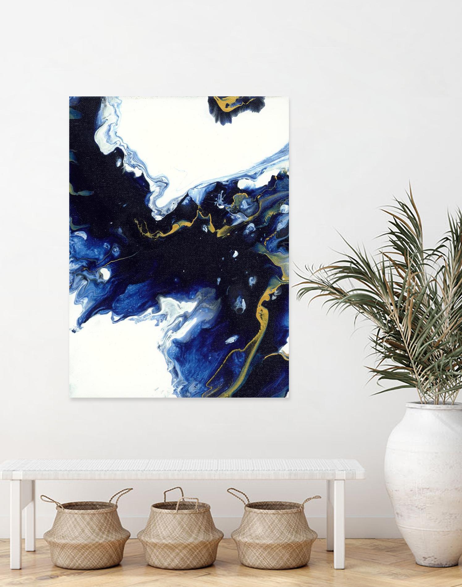 Untitled III by Liz Jardine on GIANT ART - blue abstract abstract
