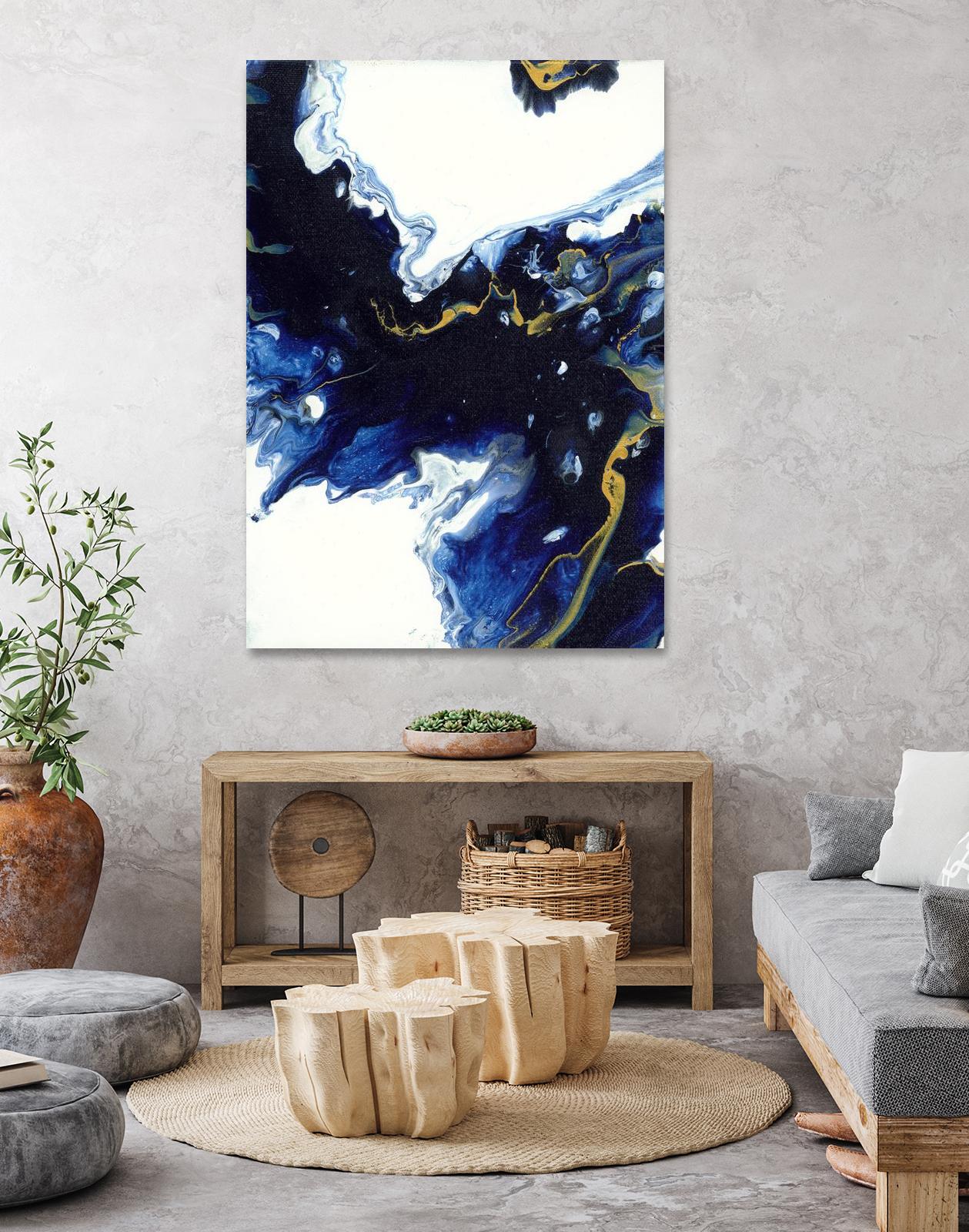 Untitled III by Liz Jardine on GIANT ART - blue abstract abstract