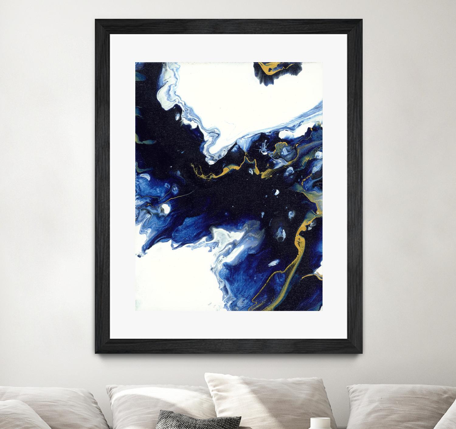 Untitled III by Liz Jardine on GIANT ART - blue abstract abstract