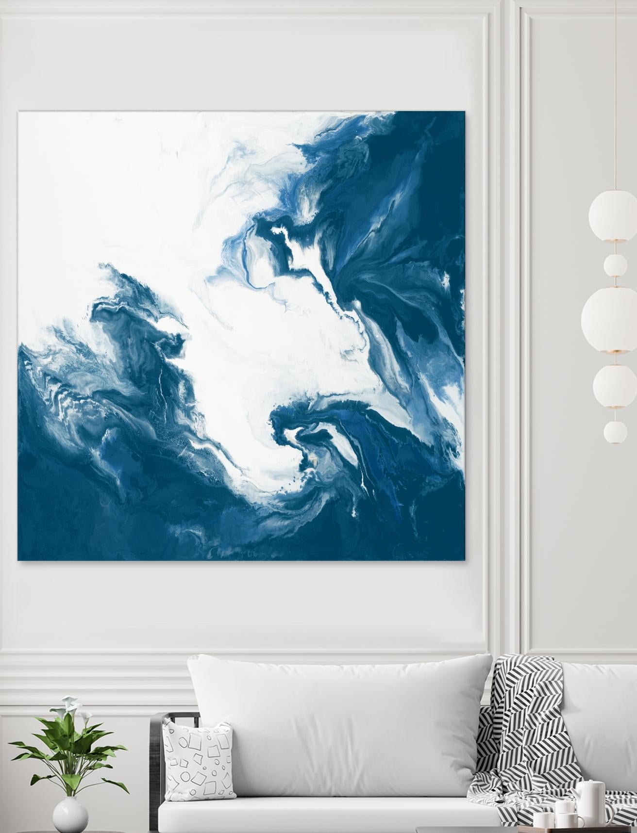 Deep Within by Corrie LaVelle on GIANT ART - white abstract