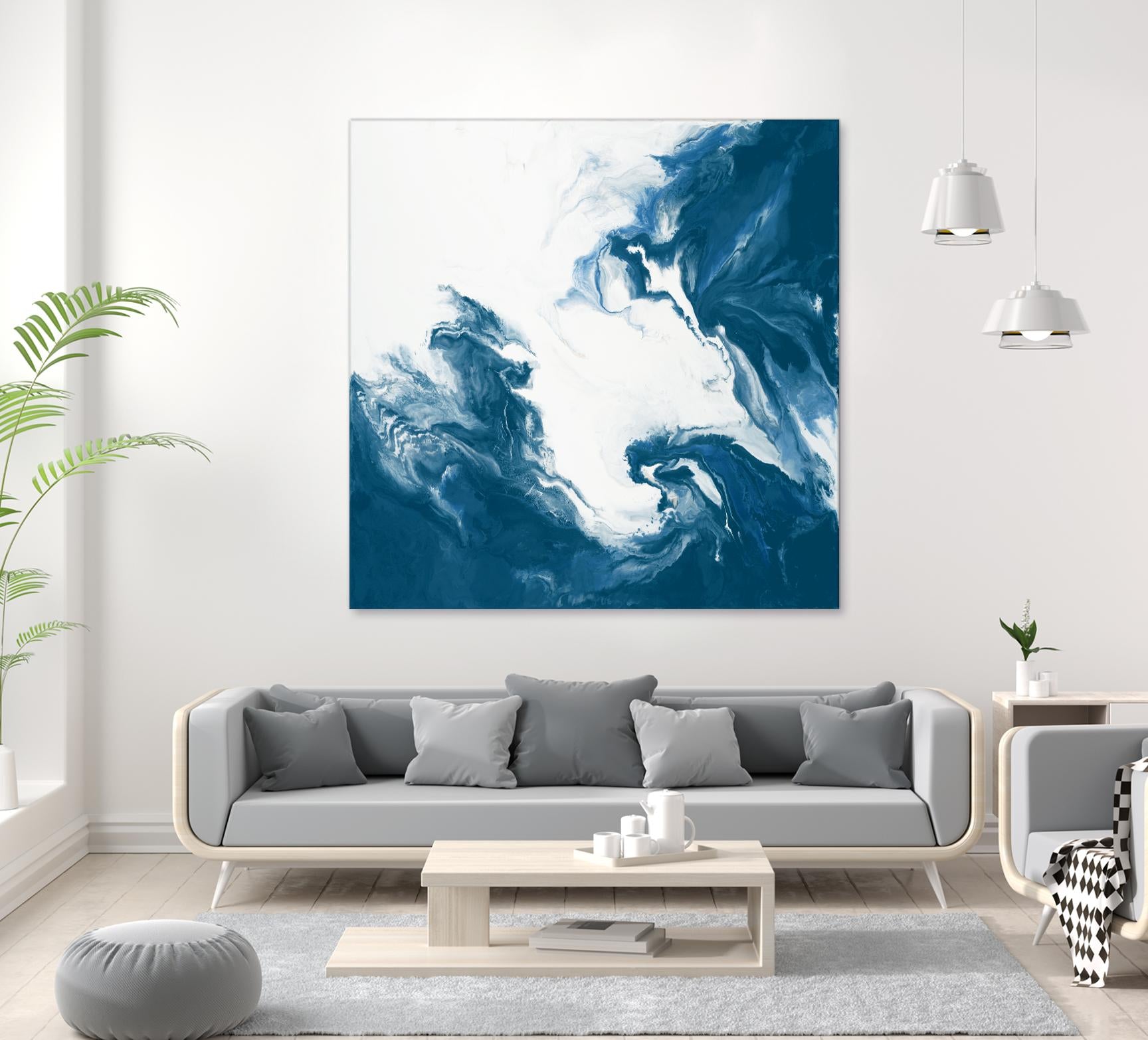 Deep Within by Corrie LaVelle on GIANT ART - white abstract