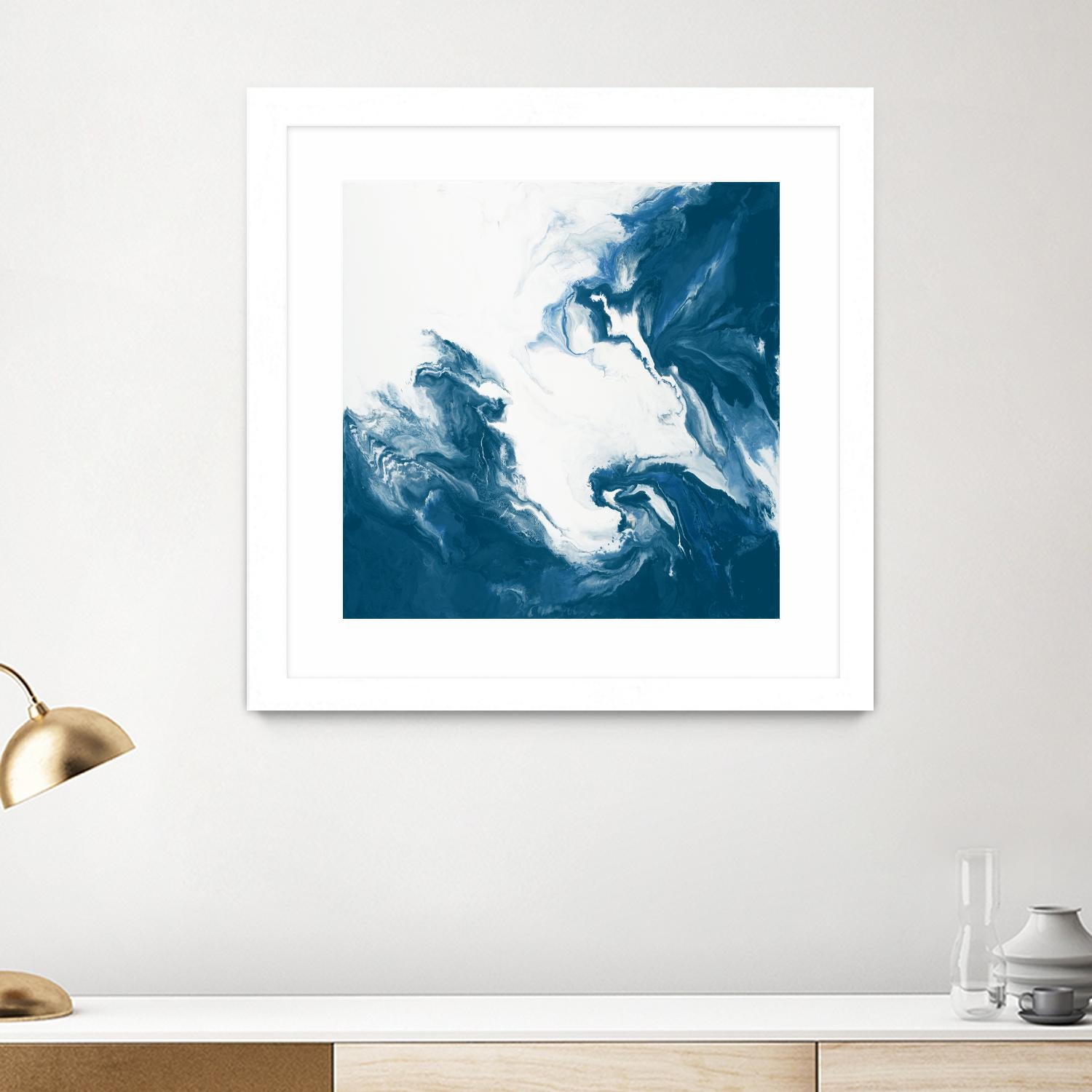 Deep Within by Corrie LaVelle on GIANT ART - white abstract