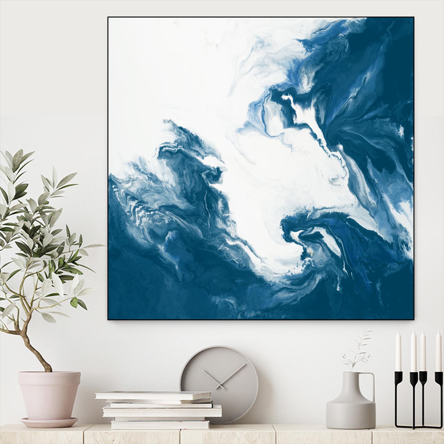 Deep Within by Corrie LaVelle on GIANT ART - white abstract