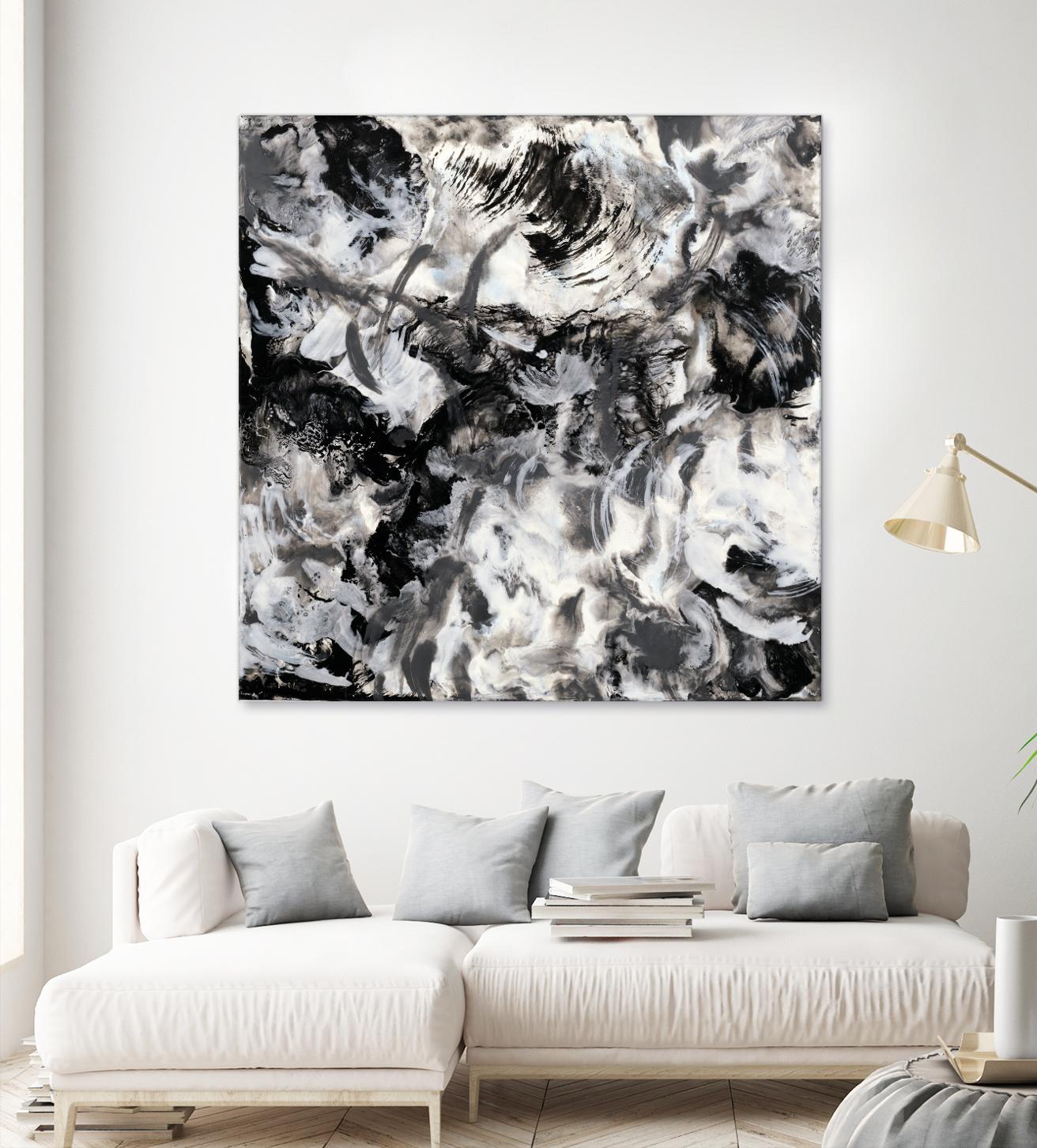 Escalation by Corrie LaVelle on GIANT ART - white abstract