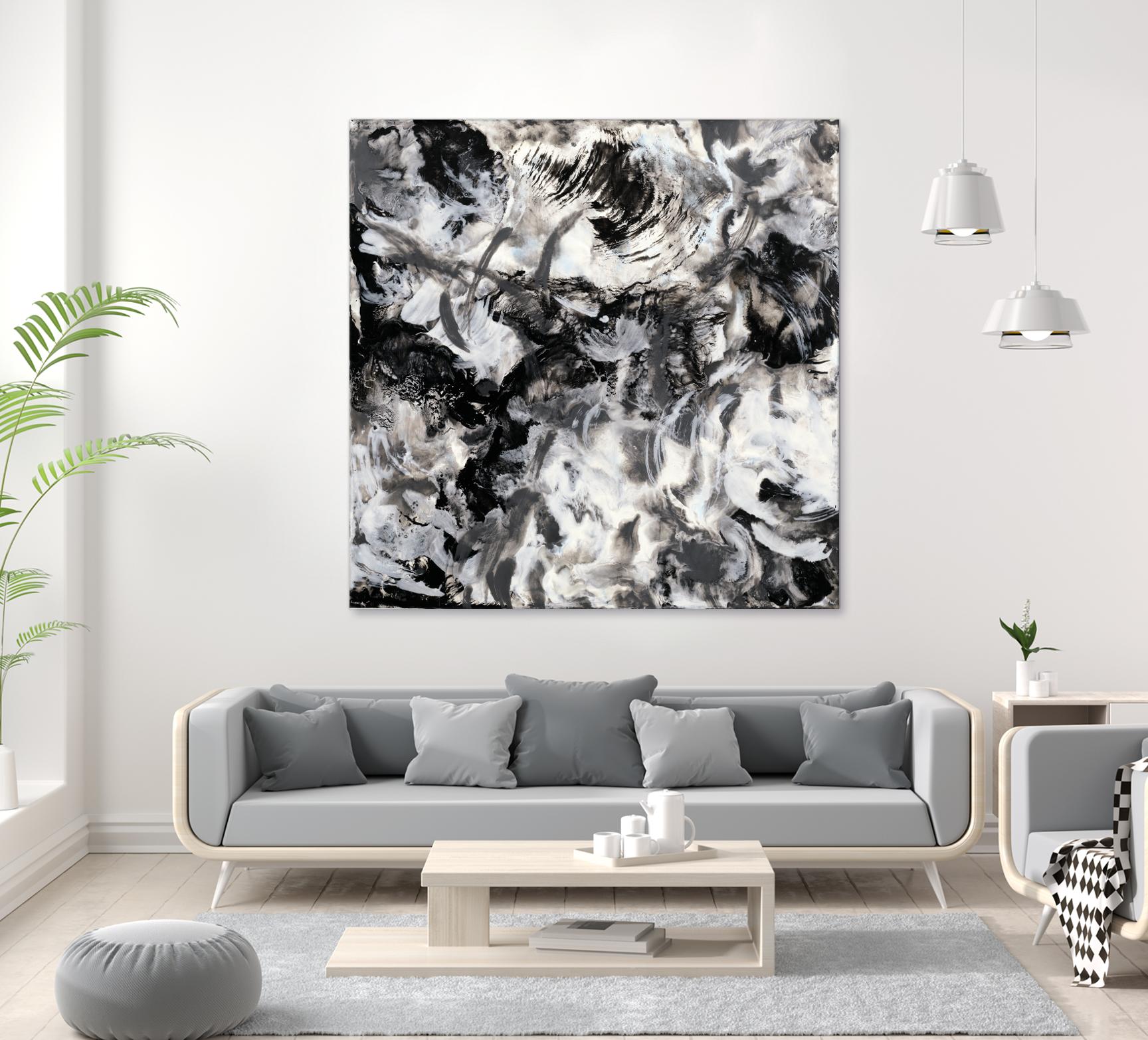 Escalation by Corrie LaVelle on GIANT ART - white abstract