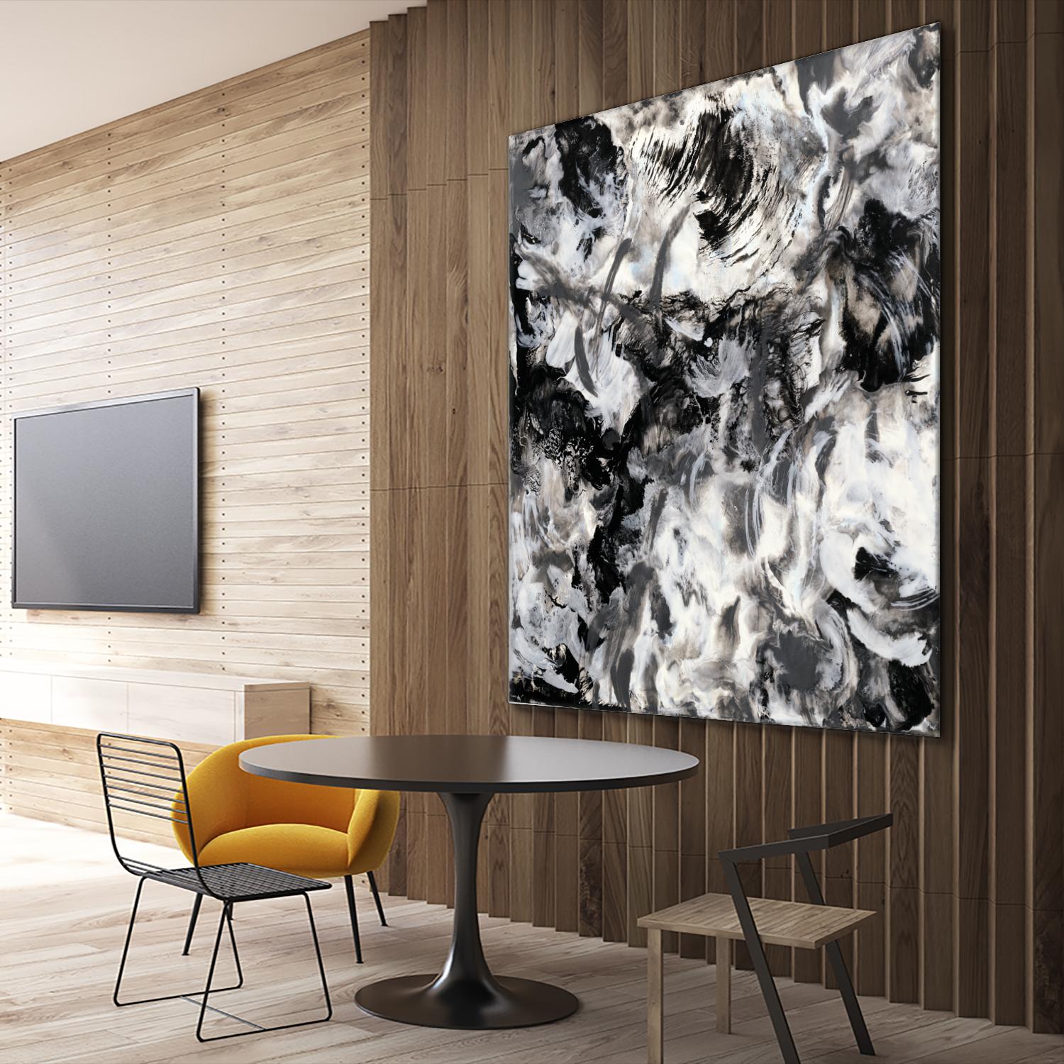 Escalation by Corrie LaVelle on GIANT ART - white abstract