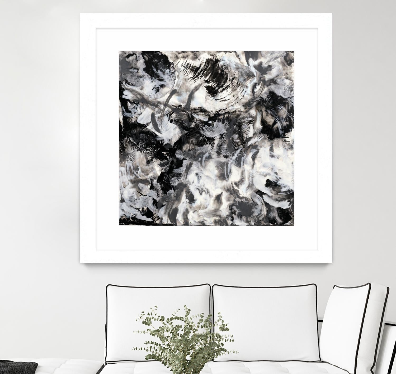 Escalation by Corrie LaVelle on GIANT ART - white abstract