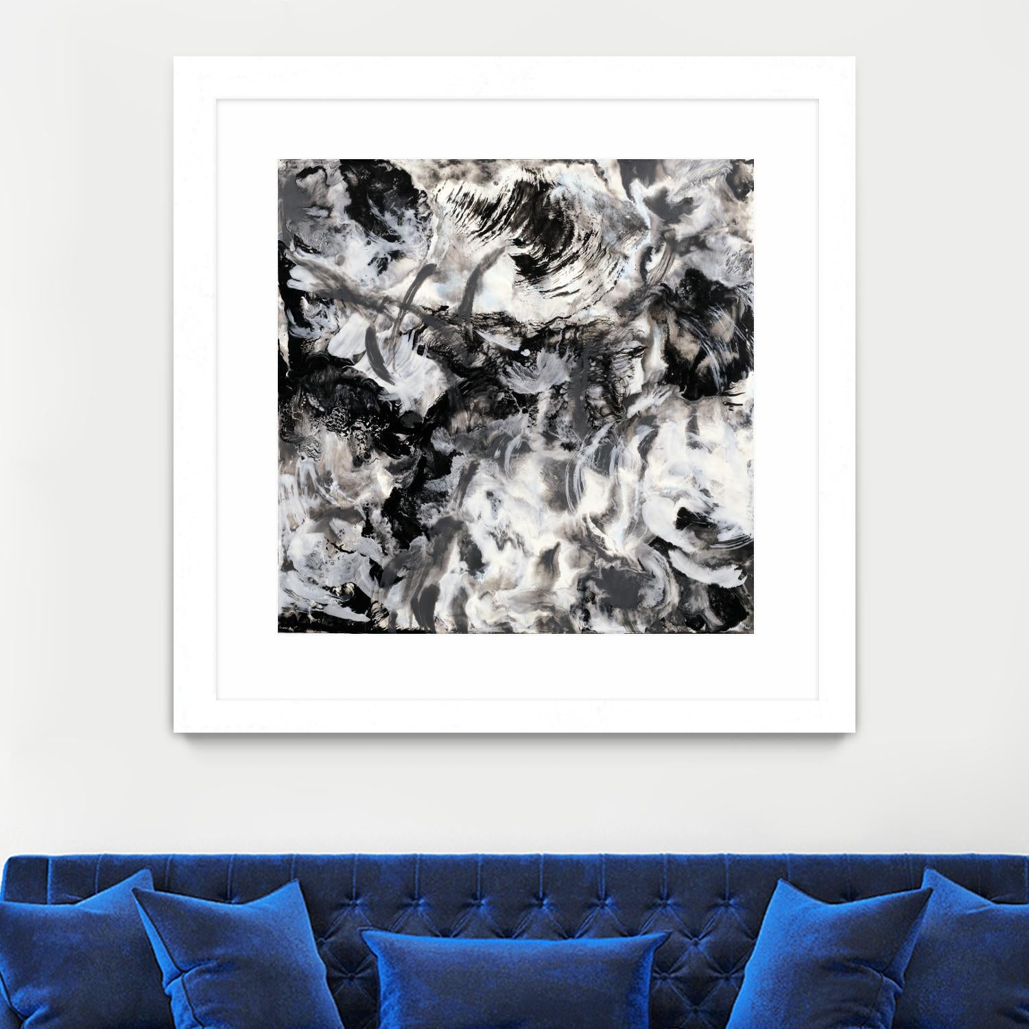 Escalation by Corrie LaVelle on GIANT ART - white abstract