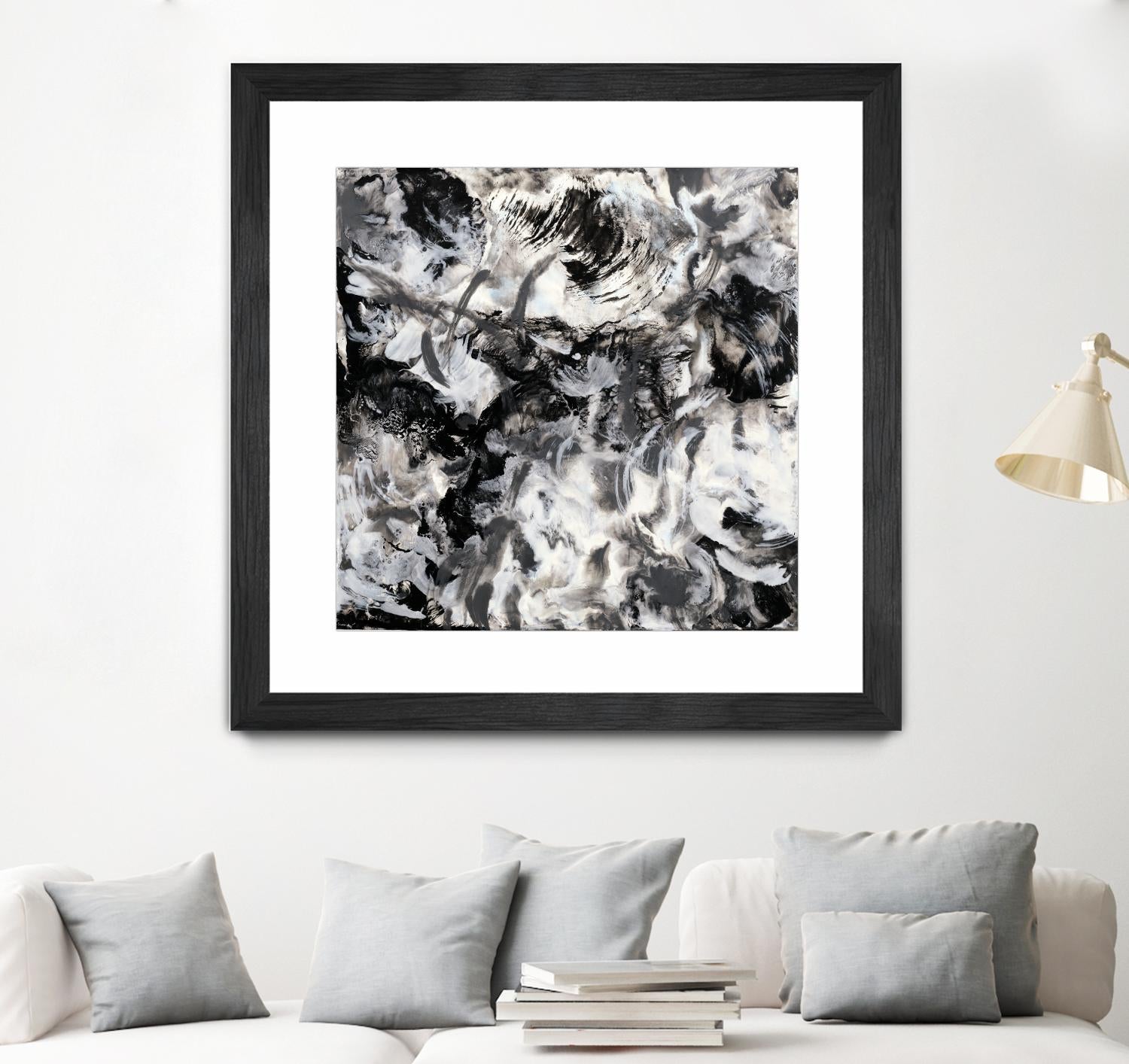 Escalation by Corrie LaVelle on GIANT ART - white abstract