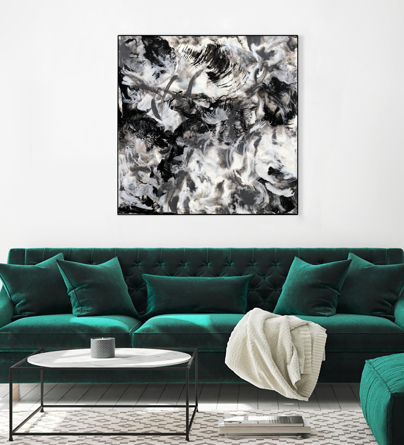 Escalation by Corrie LaVelle on GIANT ART - white abstract