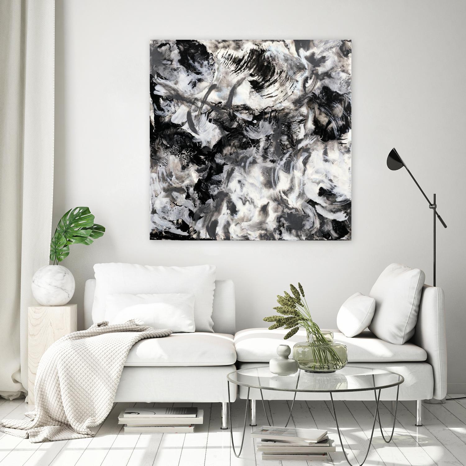 Escalation by Corrie LaVelle on GIANT ART - white abstract