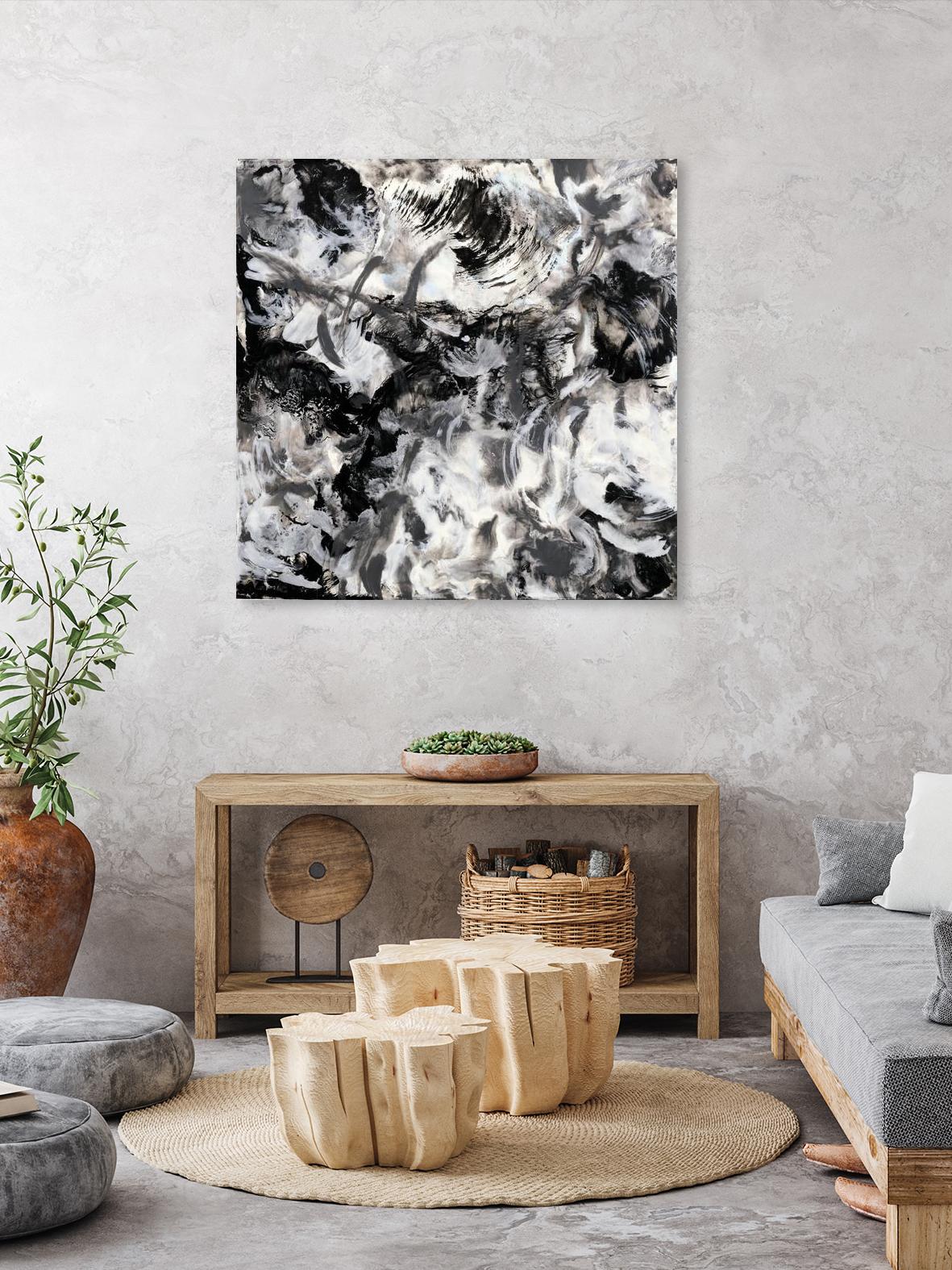 Escalation by Corrie LaVelle on GIANT ART - white abstract