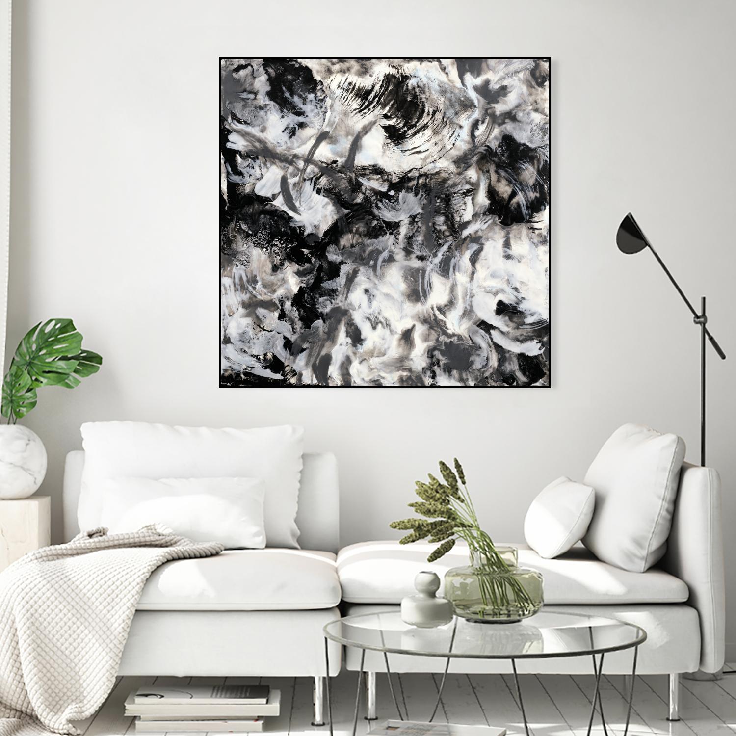 Escalation by Corrie LaVelle on GIANT ART - white abstract