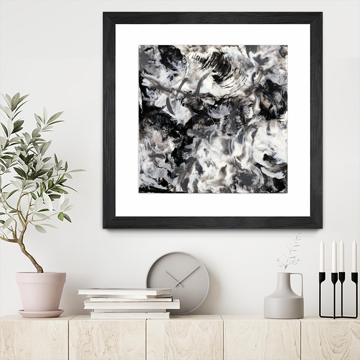 Escalation by Corrie LaVelle on GIANT ART - white abstract