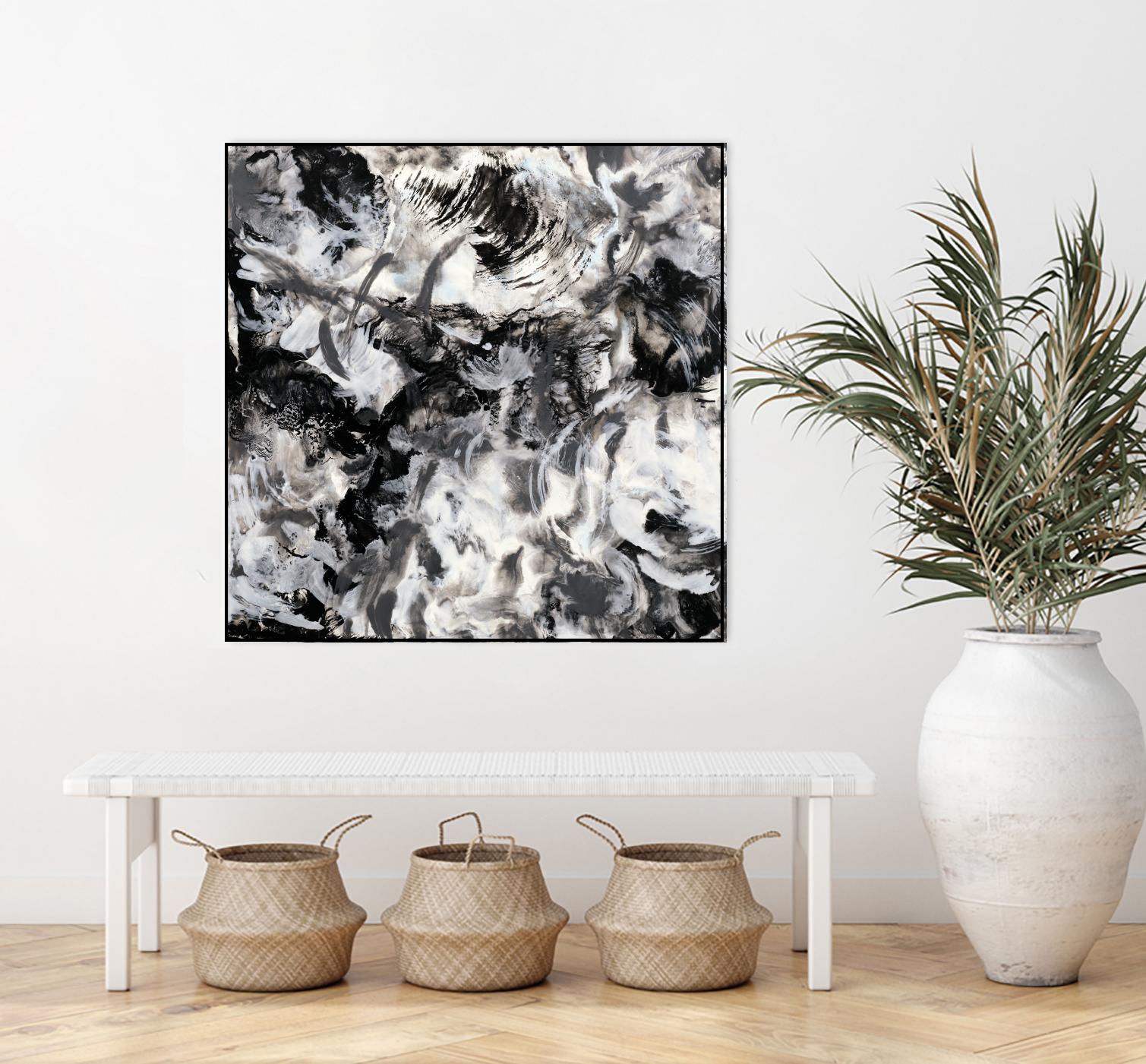 Escalation by Corrie LaVelle on GIANT ART - white abstract