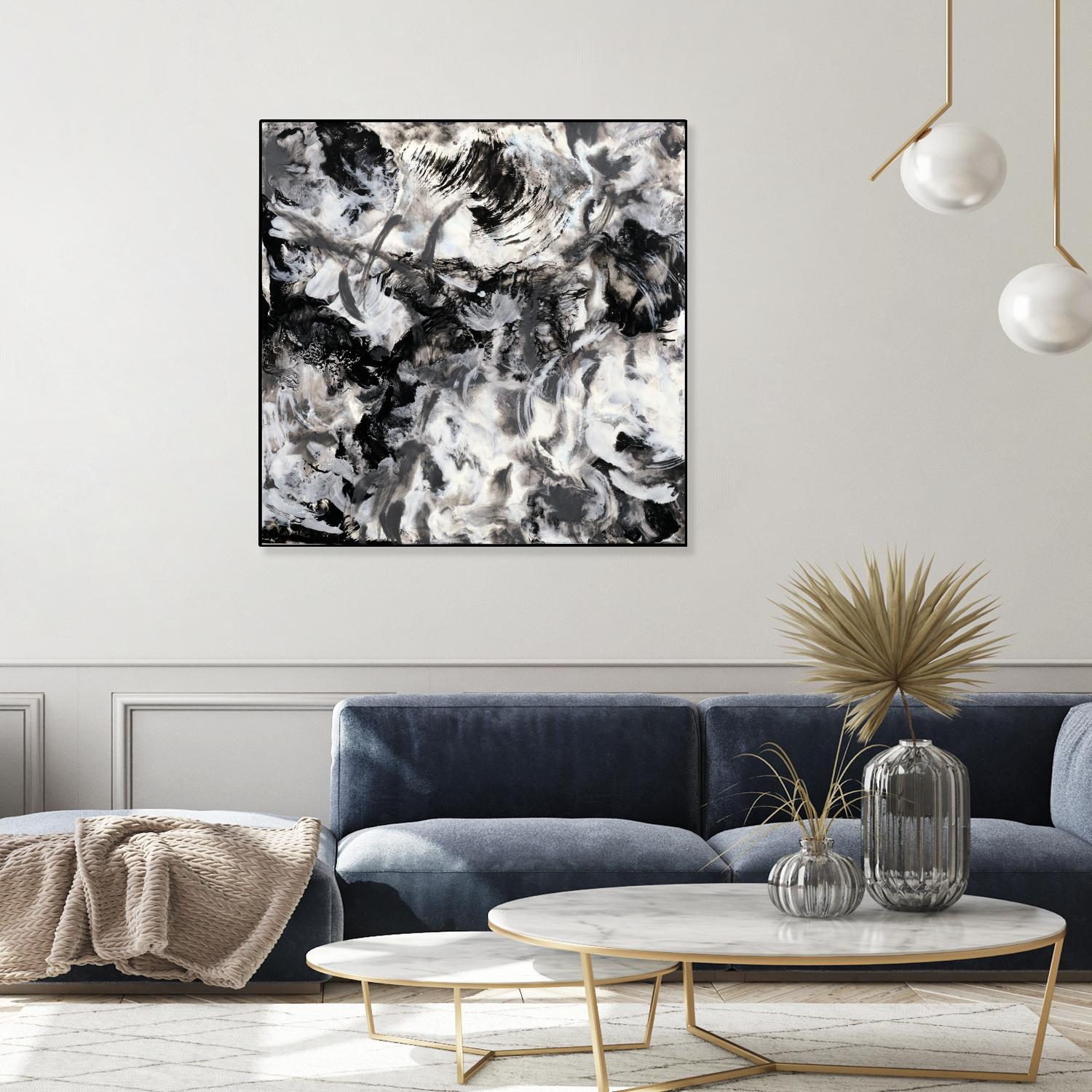 Escalation by Corrie LaVelle on GIANT ART - white abstract